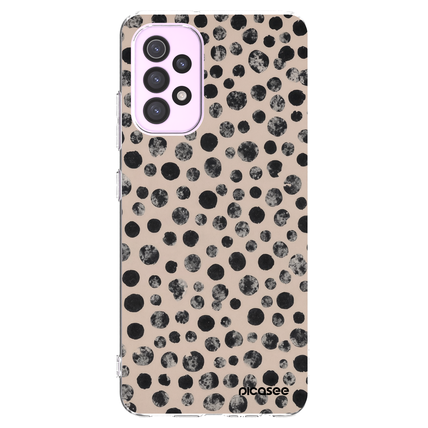 Picasee silikonowe przeźroczyste etui na Samsung Galaxy A32 5G A326B - Dots