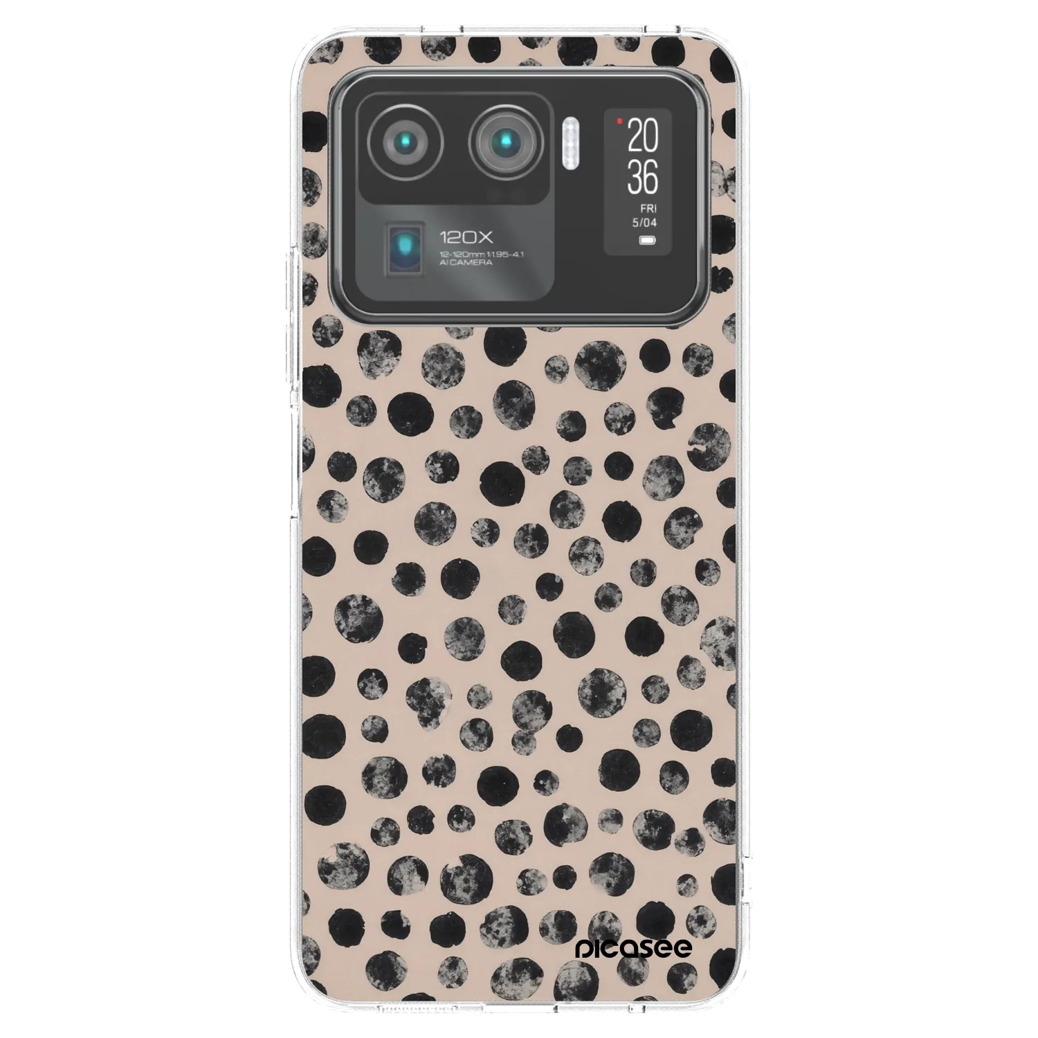 Picasee silikonowe przeźroczyste etui na Xiaomi Mi 11 Ultra - Dots