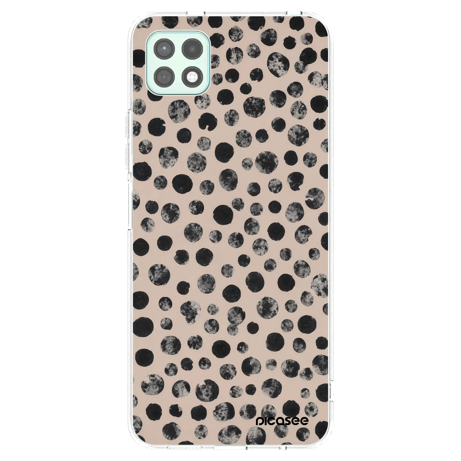 Picasee silikonowe przeźroczyste etui na Samsung Galaxy A22 A226B 5G - Dots