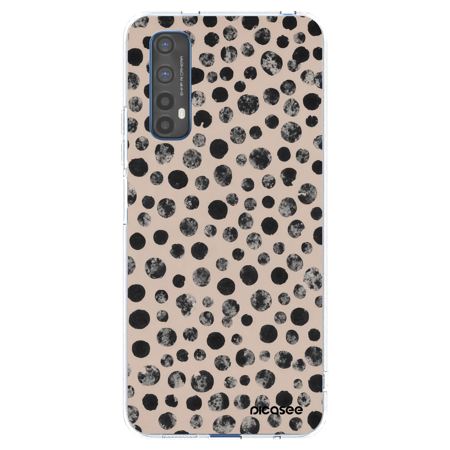 Picasee silikonowe przeźroczyste etui na Realme 7 - Dots
