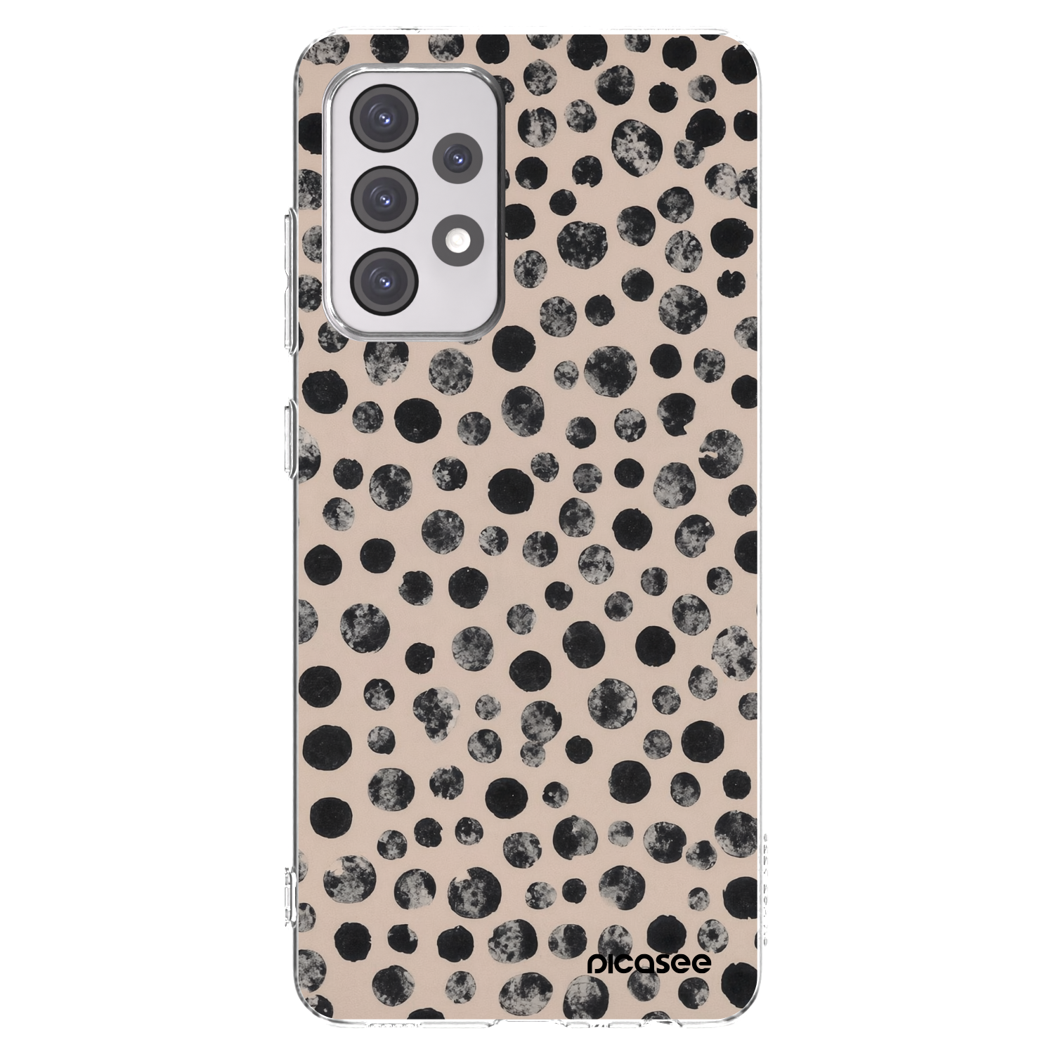 Picasee silikonowe przeźroczyste etui na Samsung Galaxy A52s 5G A528B - Dots