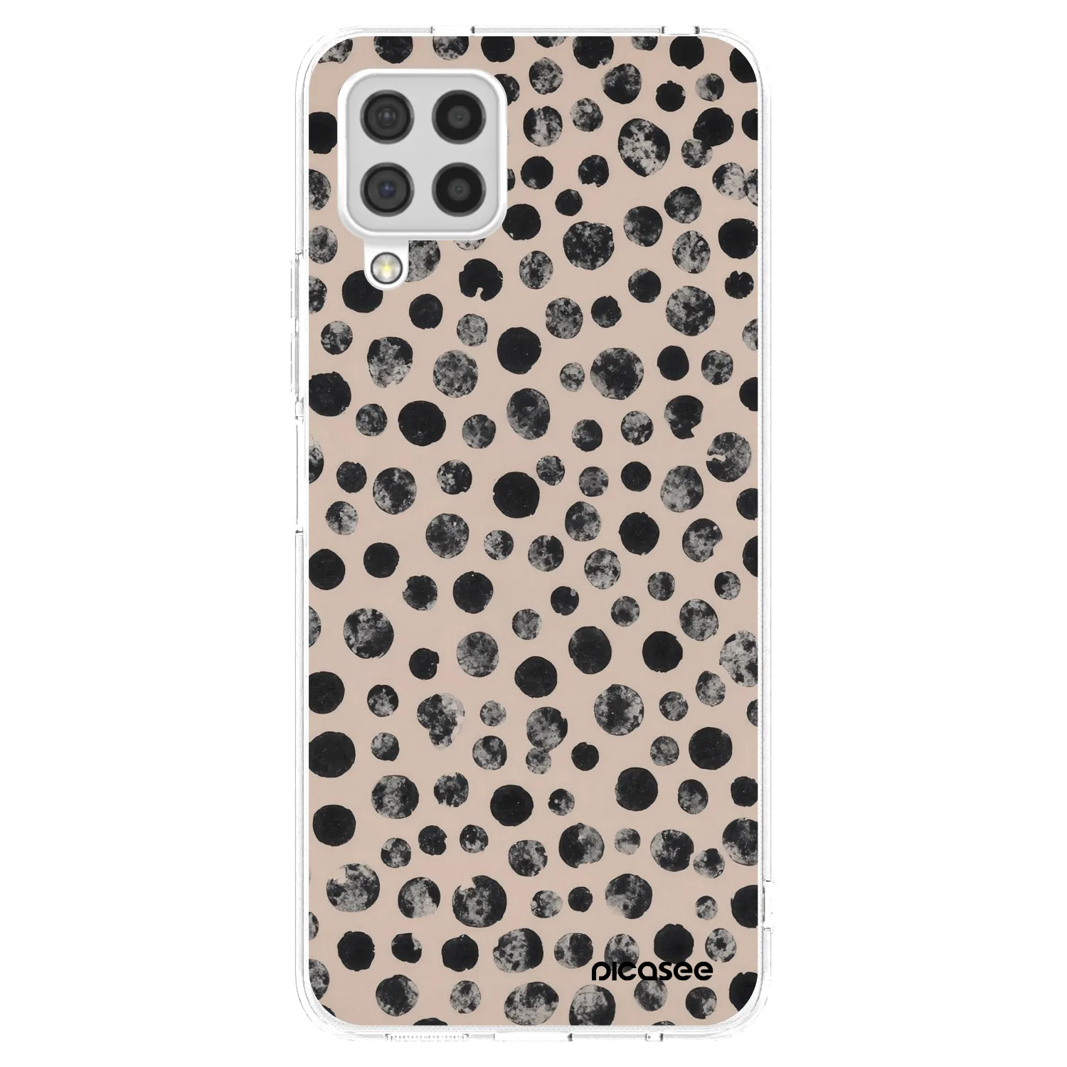 Picasee silikonowe przeźroczyste etui na Samsung Galaxy A22 A225F 4G - Dots