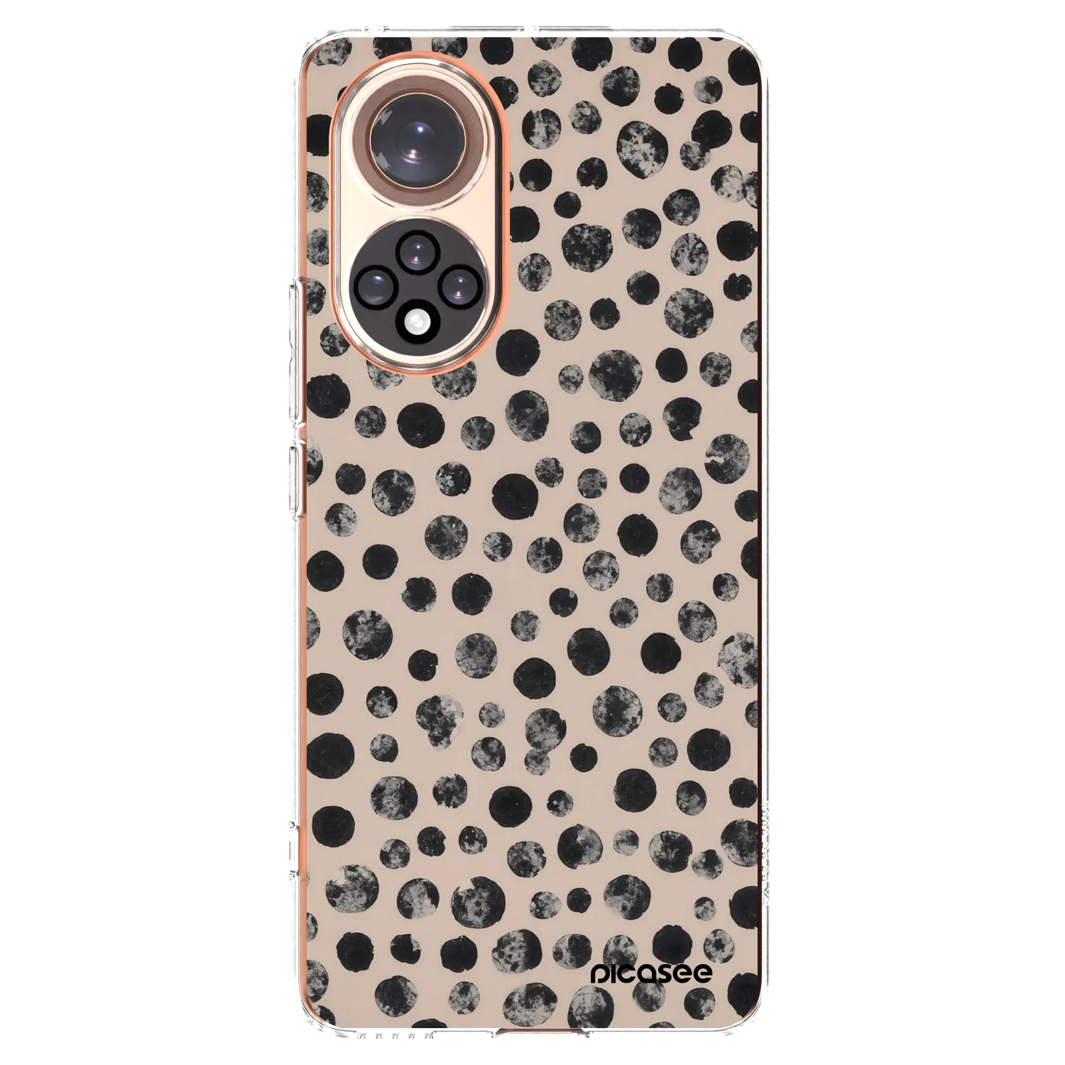 Picasee silikonowe przeźroczyste etui na Honor 50 5G - Dots