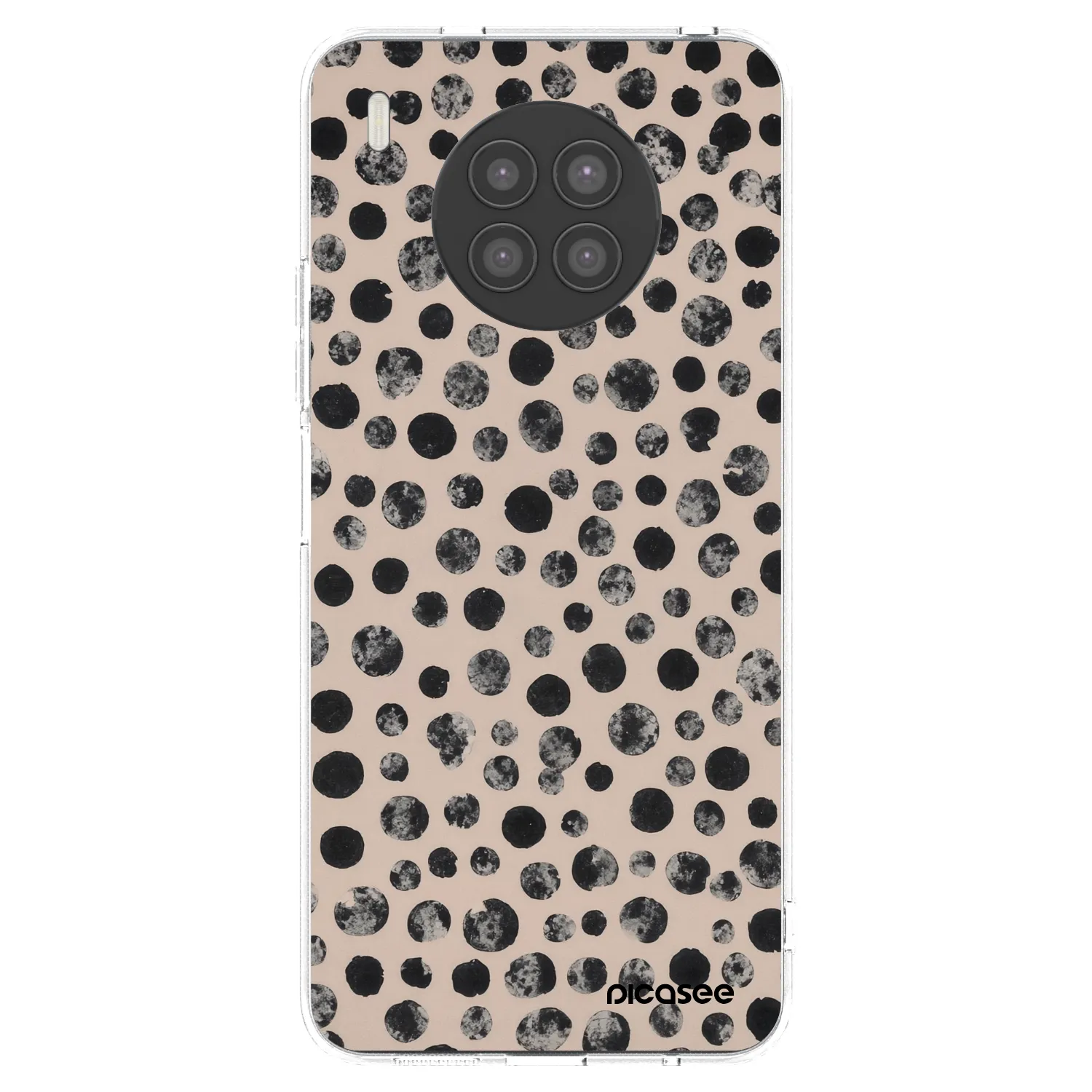 Picasee silikonowe przeźroczyste etui na Huawei Nova 8i - Dots