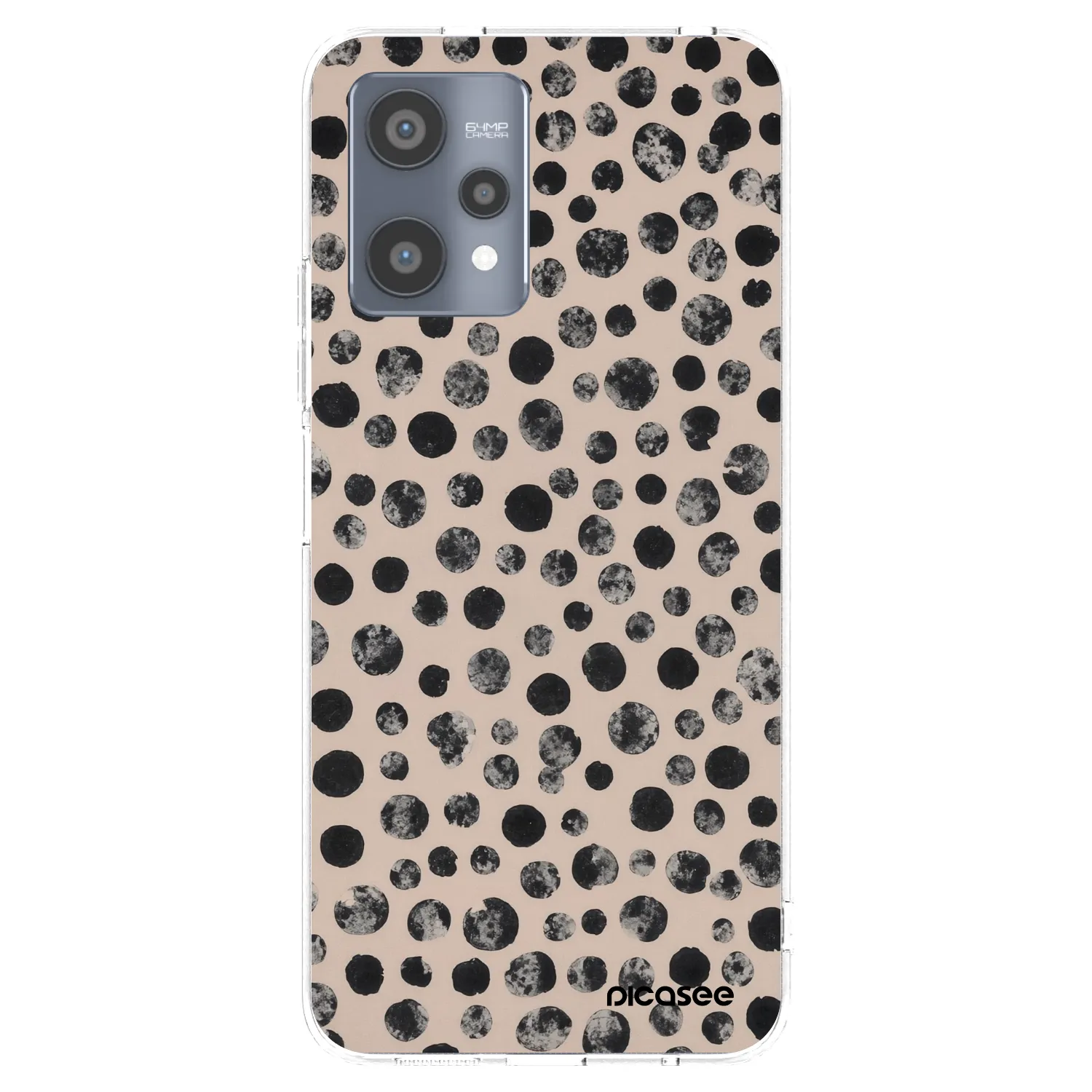 Picasee silikonowe przeźroczyste etui na Realme 9 Pro 5G - Dots