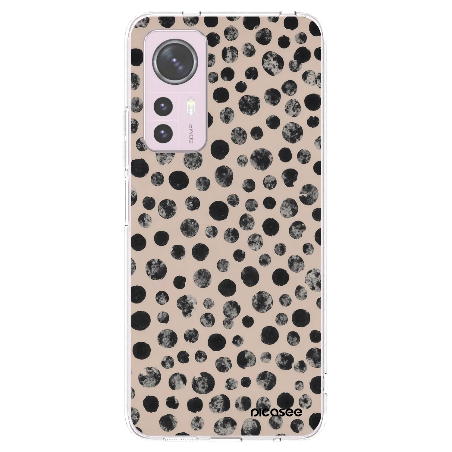Picasee silikonowe przeźroczyste etui na Xiaomi 12 - Dots