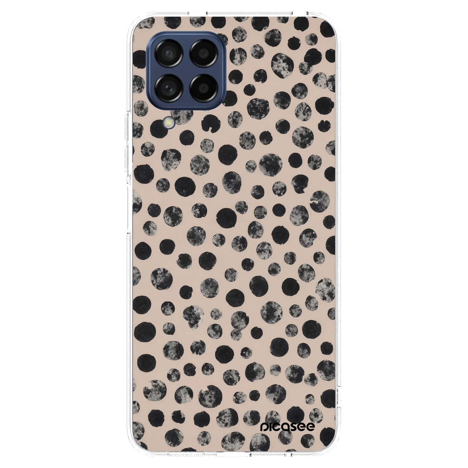 Picasee silikonowe przeźroczyste etui na Samsung Galaxy M53 5G - Dots