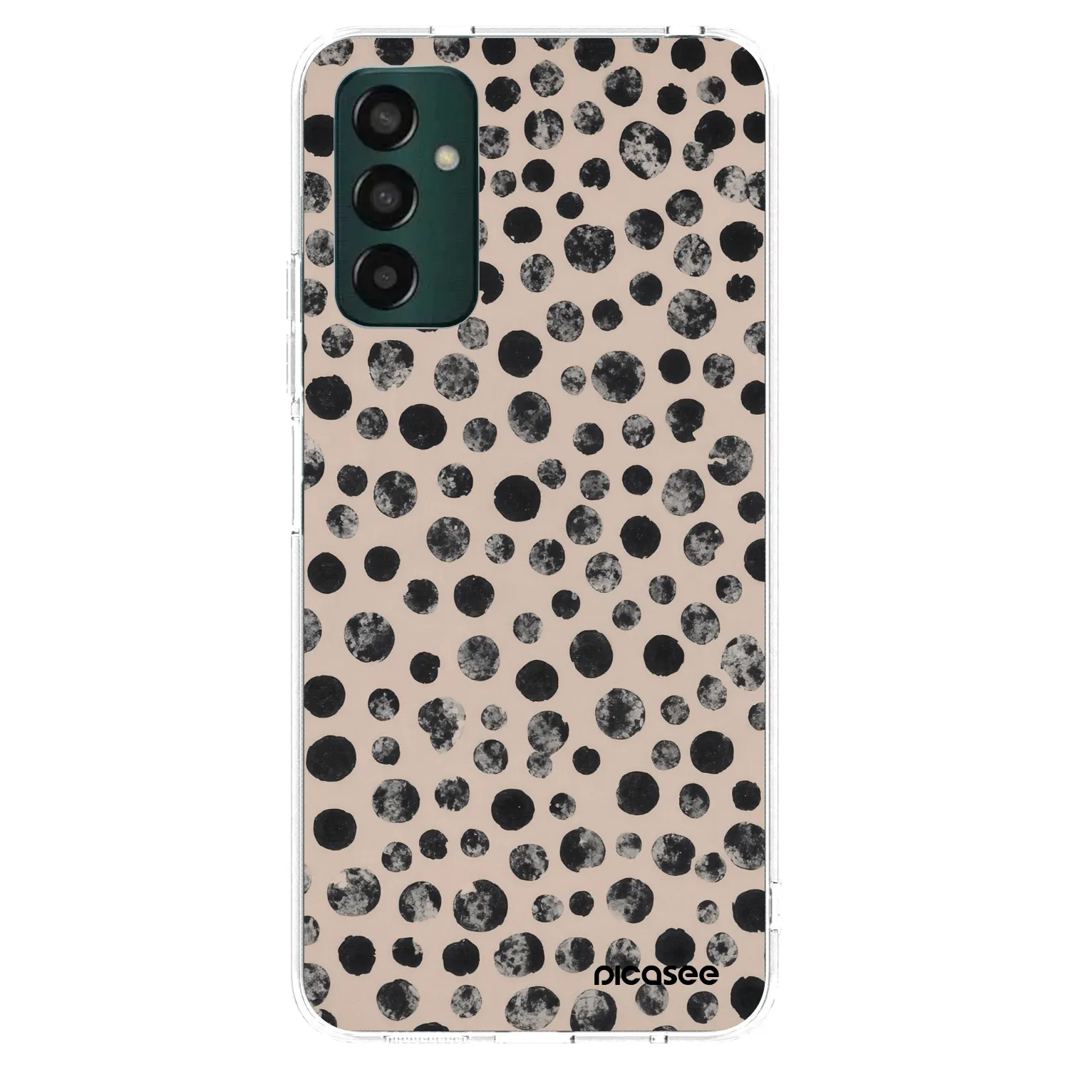 Picasee silikonowe przeźroczyste etui na Samsung Galaxy M13 M135F - Dots