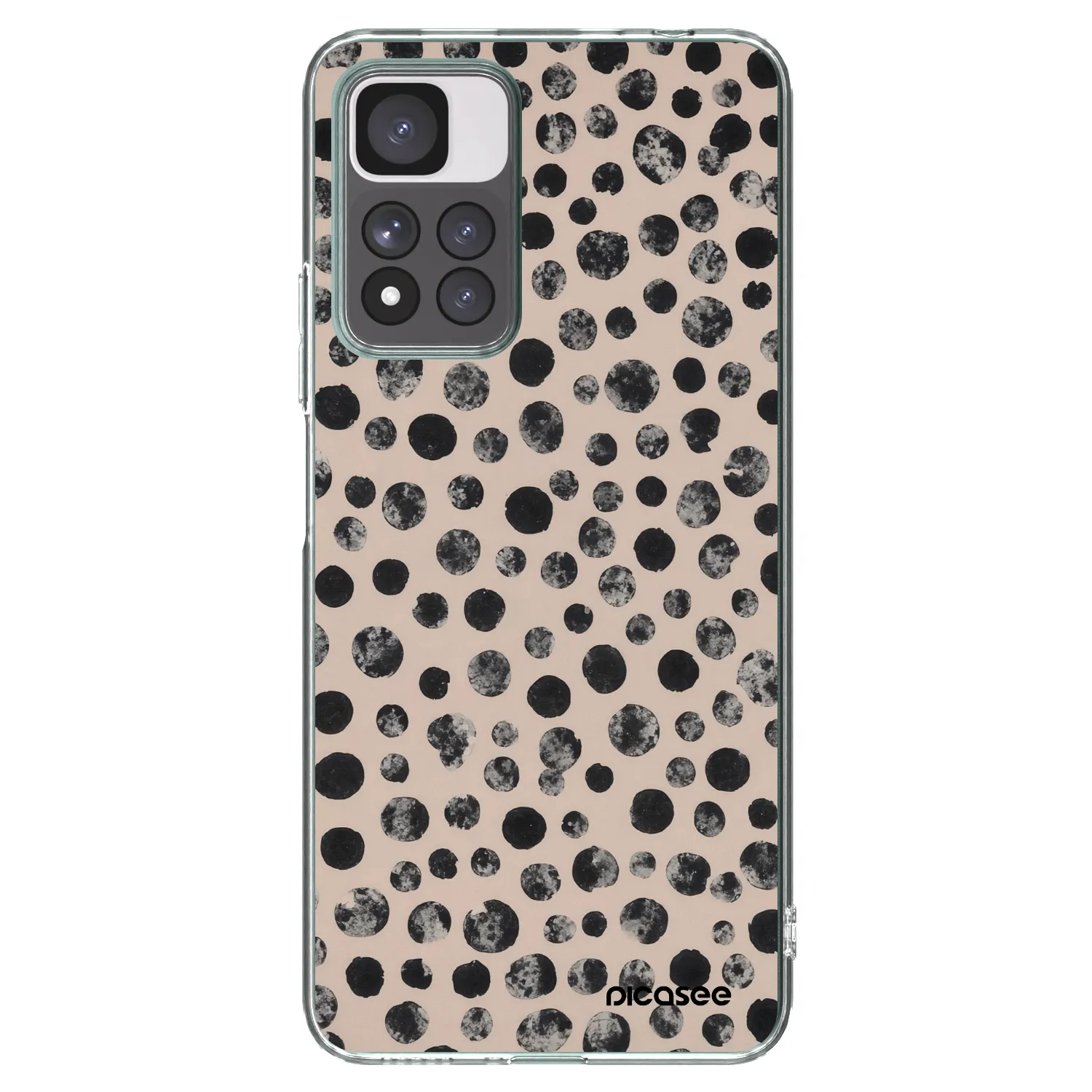 Picasee silikonowe przeźroczyste etui na Xiaomi Redmi Note 11 Pro+ 5G - Dots
