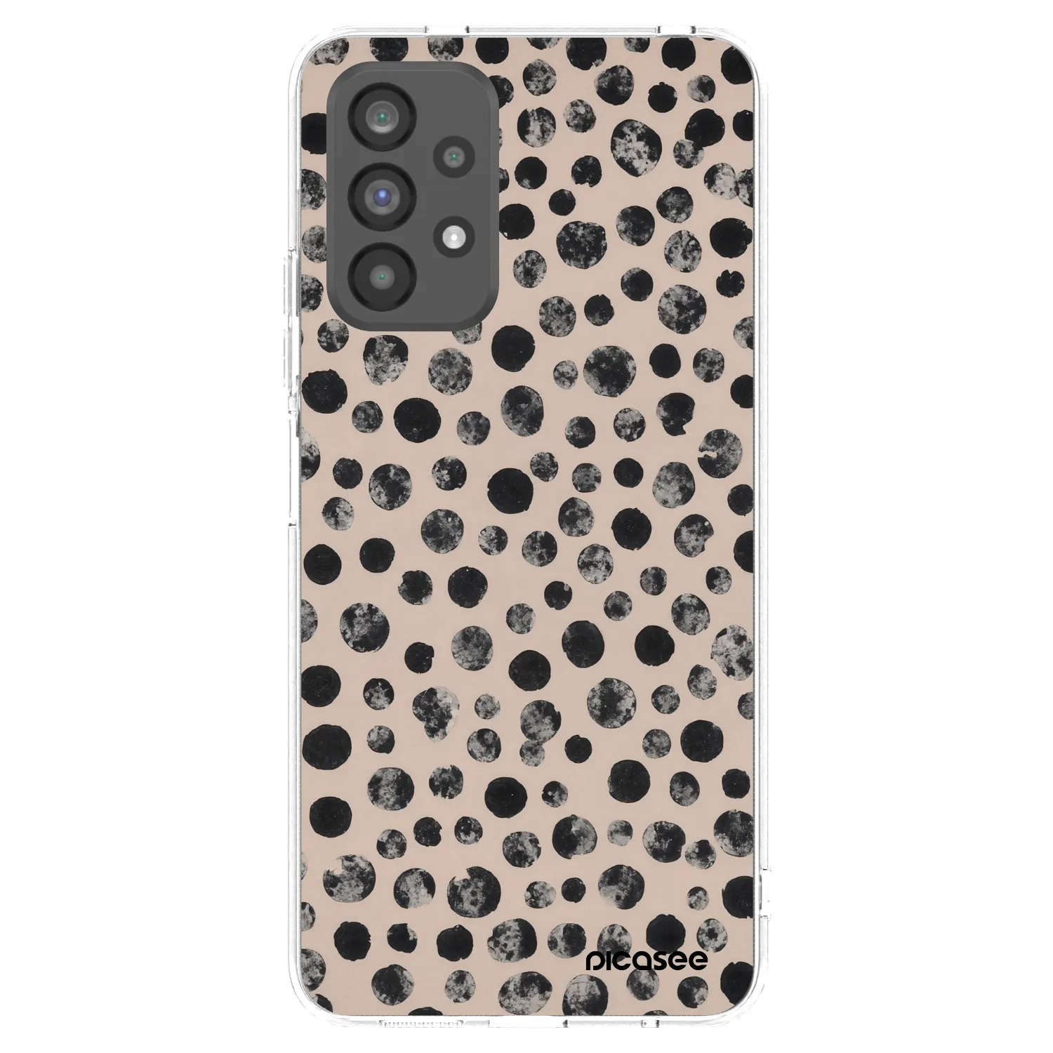 Picasee silikonowe przeźroczyste etui na Samsung Galaxy A73 5G - Dots