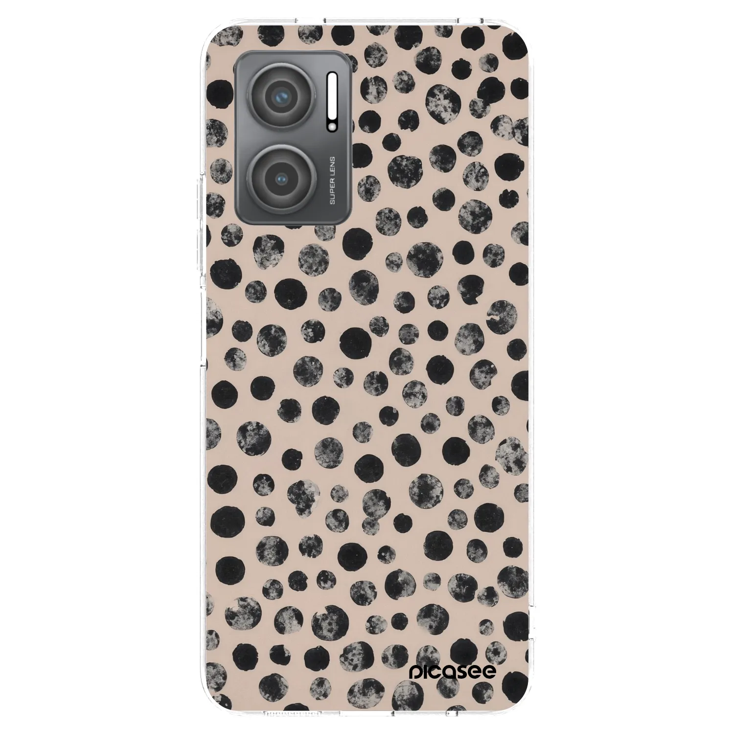 Picasee silikonowe przeźroczyste etui na Xiaomi Redmi 10 5G - Dots