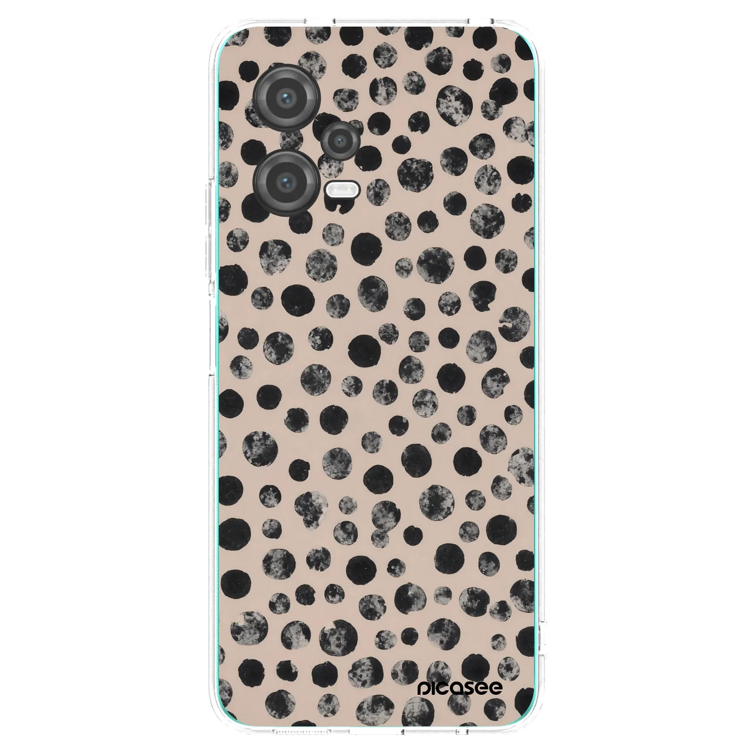 Picasee silikonowe przeźroczyste etui na Xiaomi Poco X5 - Dots
