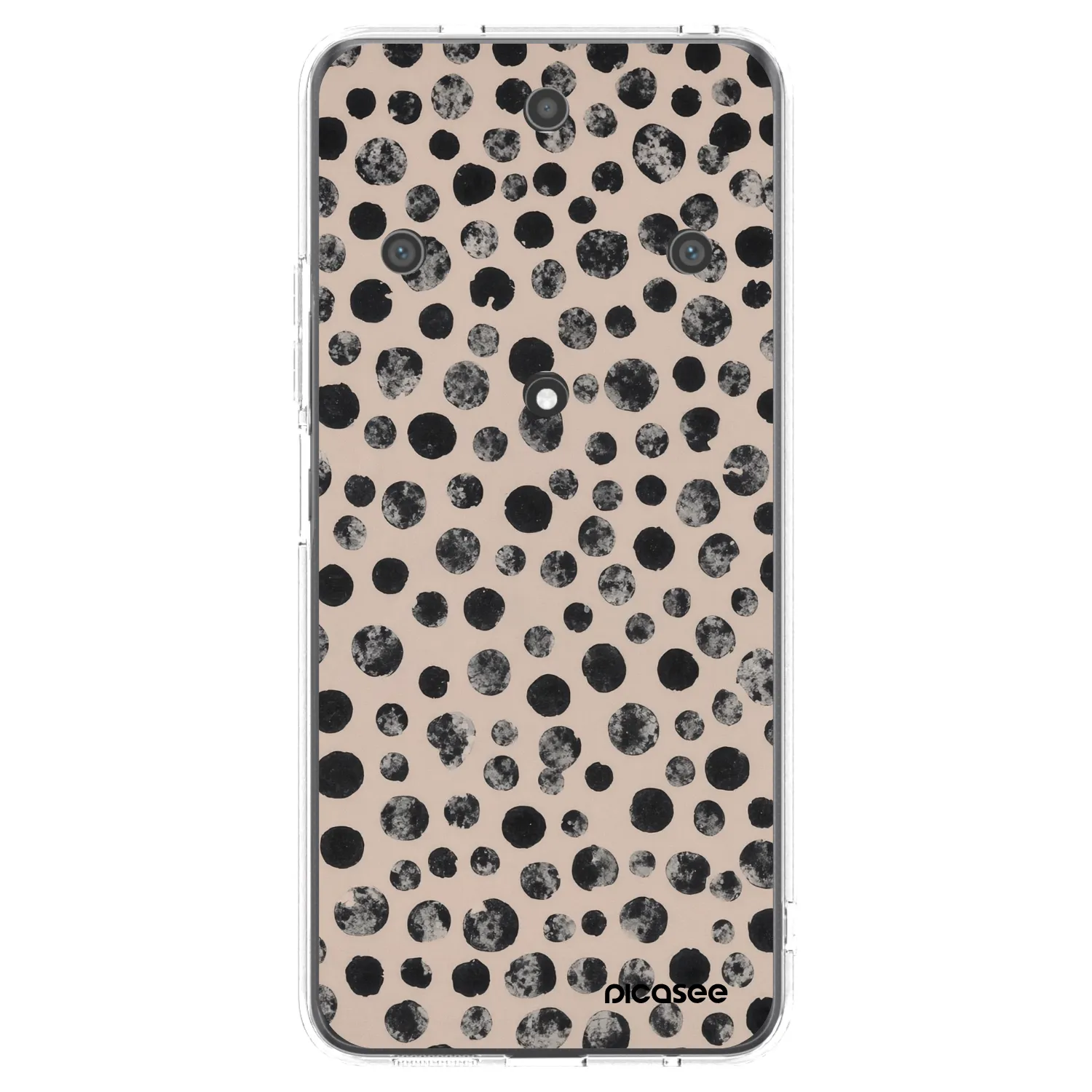 Picasee silikonowe przeźroczyste etui na Honor Magic5 Lite 5G - Dots