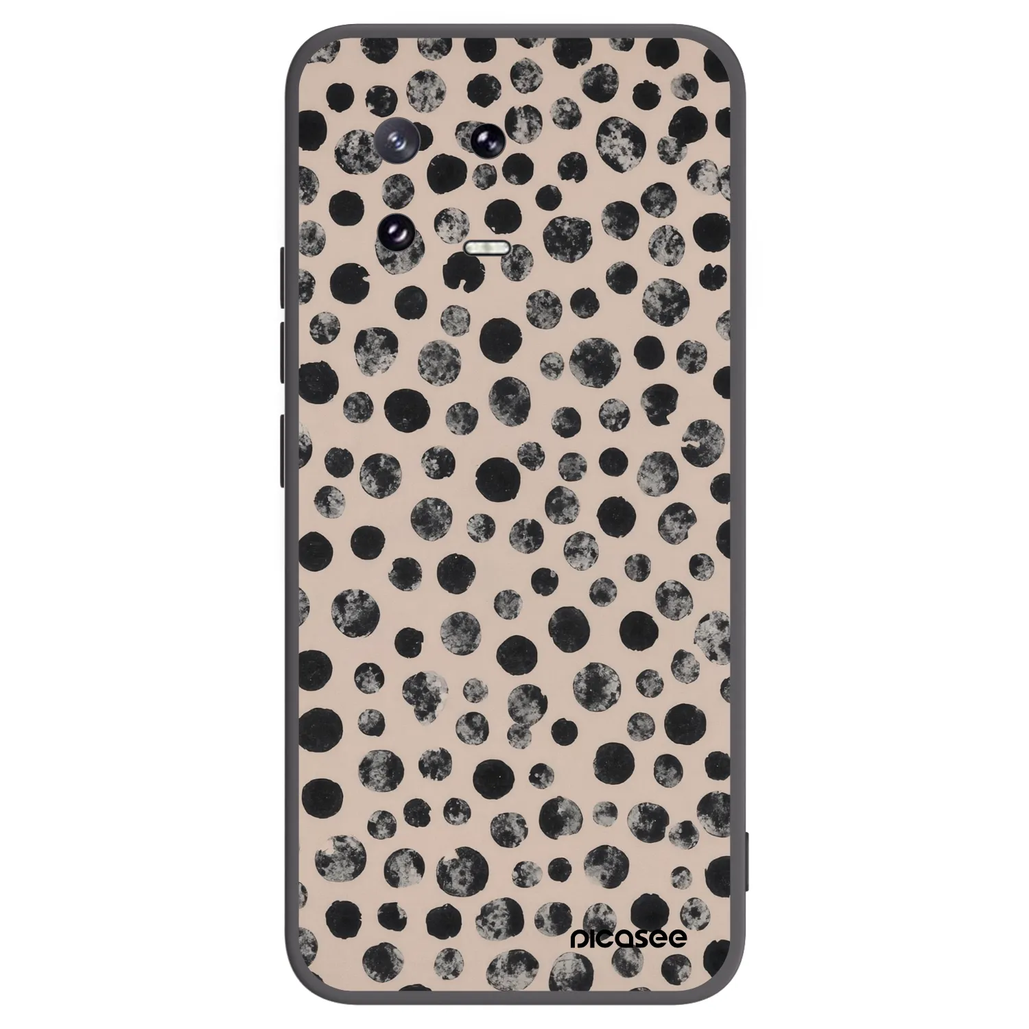 Picasee silikonowe czarne etui na Xiaomi 13 Pro - Dots