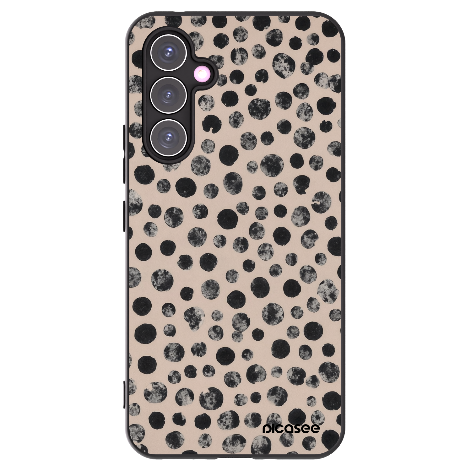 Picasee silikonowe czarne etui na Samsung Galaxy A54 5G A546B - Dots