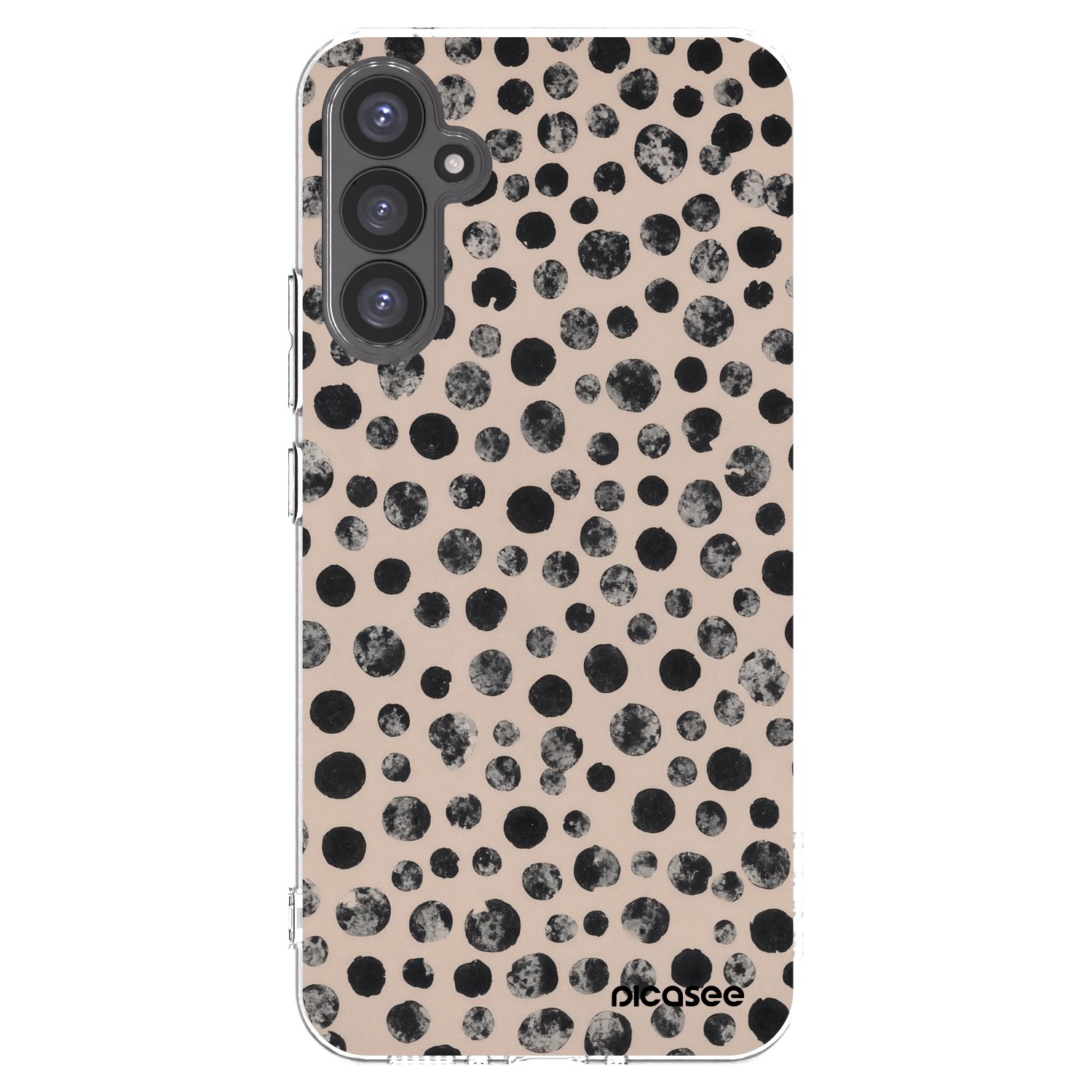 Picasee silikonowe przeźroczyste etui na Samsung Galaxy A34 5G A346B - Dots