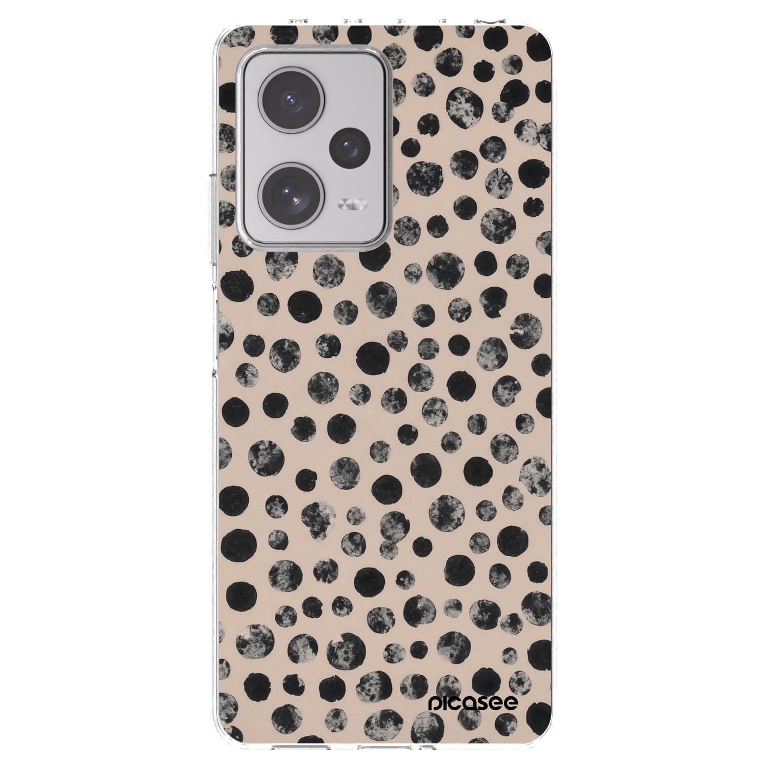 Picasee silikonowe przeźroczyste etui na Xiaomi Redmi Note 12 Pro+ 5G - Dots