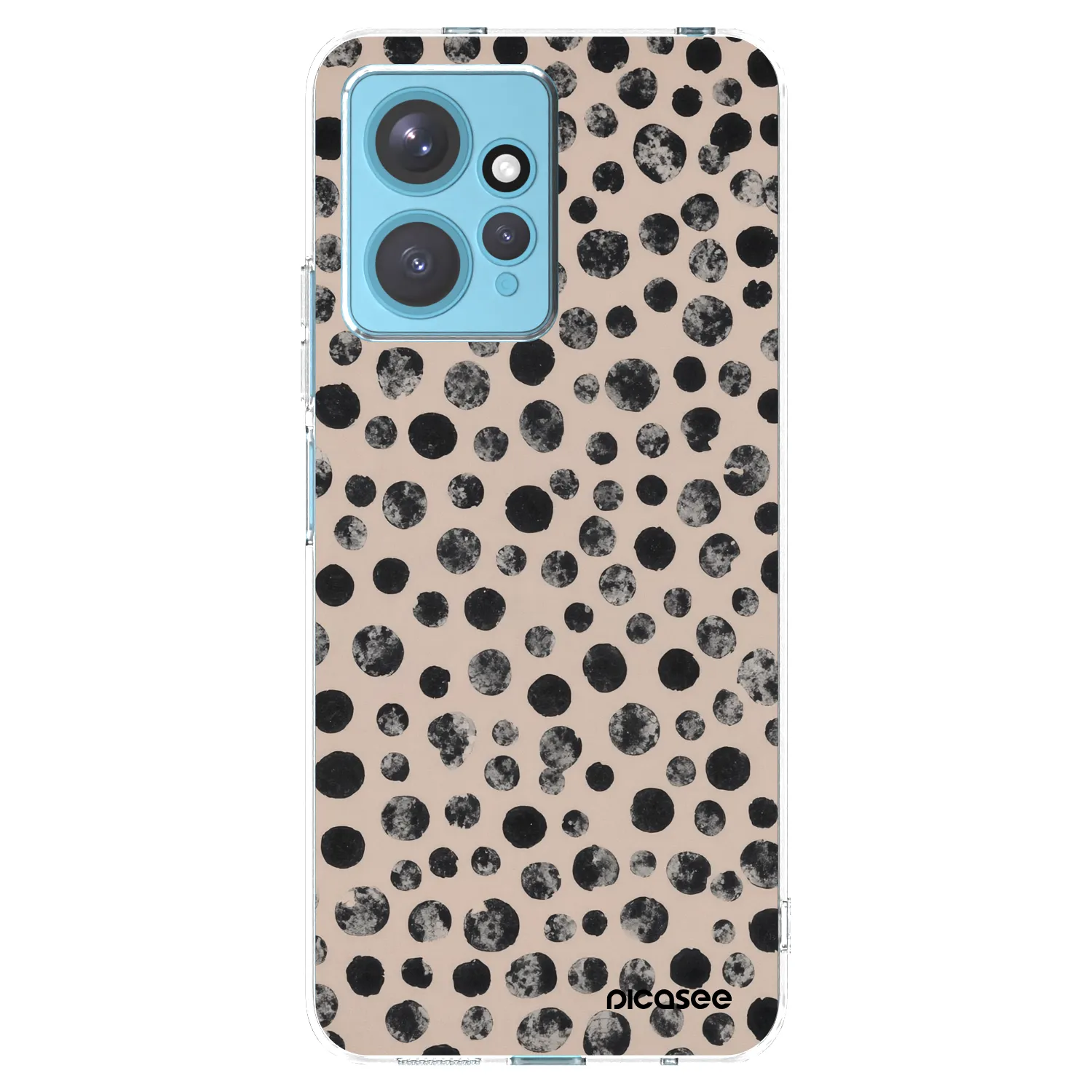Picasee silikonowe przeźroczyste etui na Xiaomi Redmi Note 12 4G - Dots