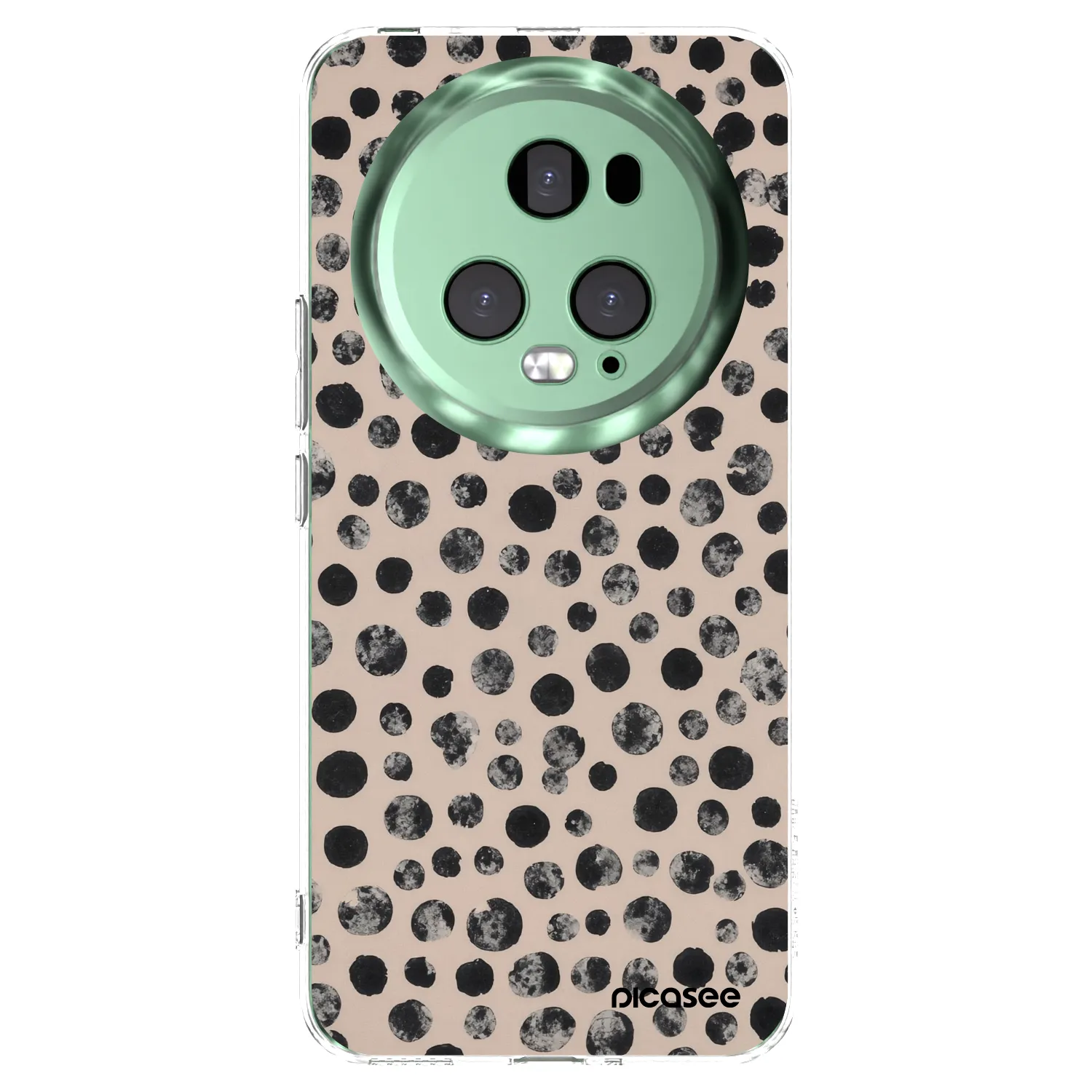 Picasee silikonowe przeźroczyste etui na Honor Magic5 Pro - Dots
