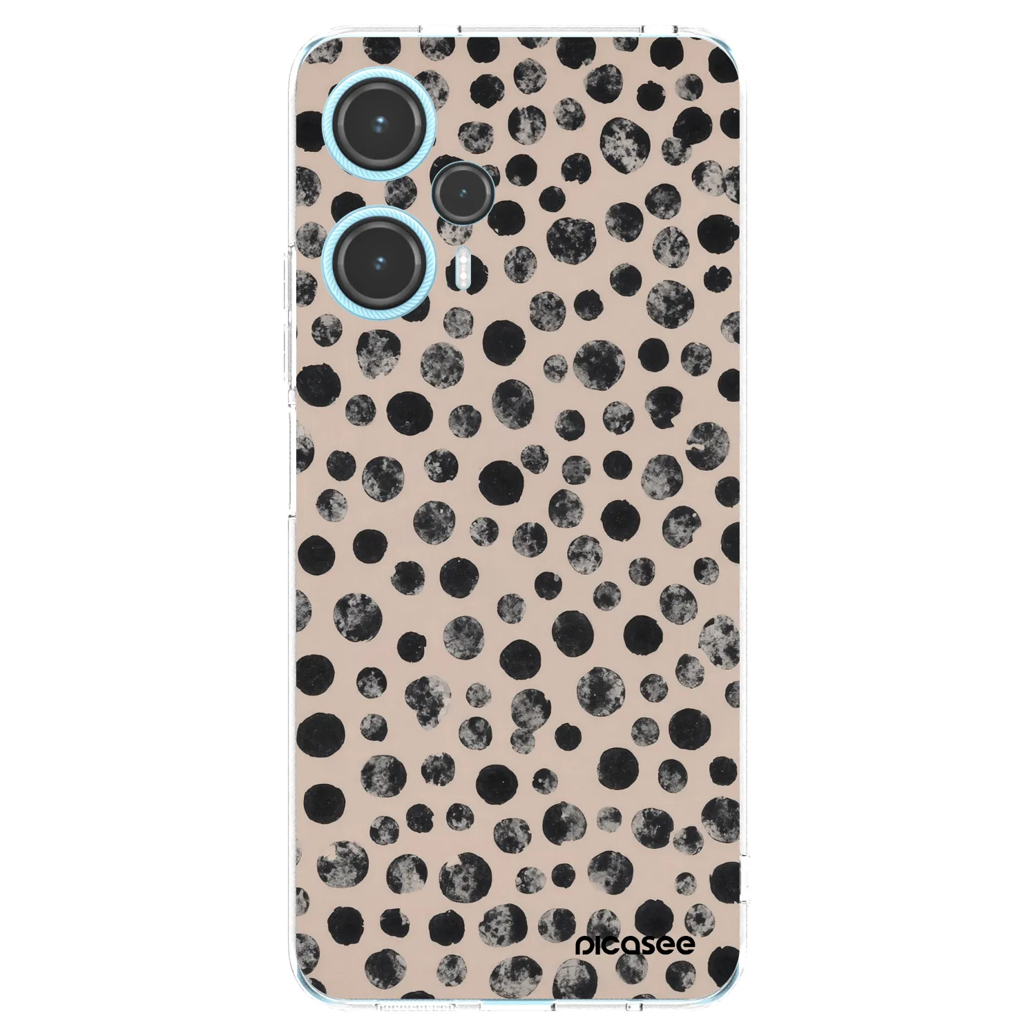 Picasee silikonowe przeźroczyste etui na Xiaomi Poco F5 - Dots