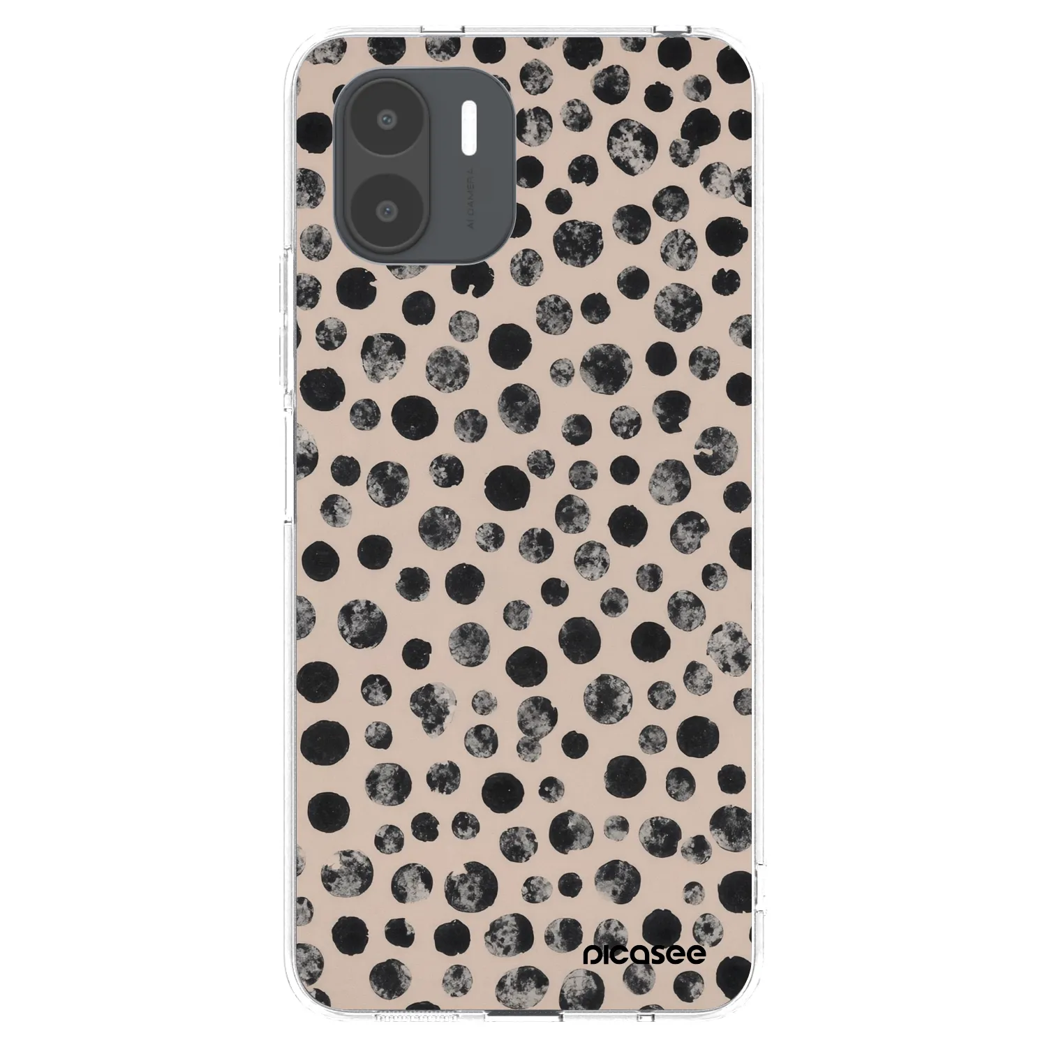 Picasee silikonowe przeźroczyste etui na Xiaomi Redmi A2 - Dots