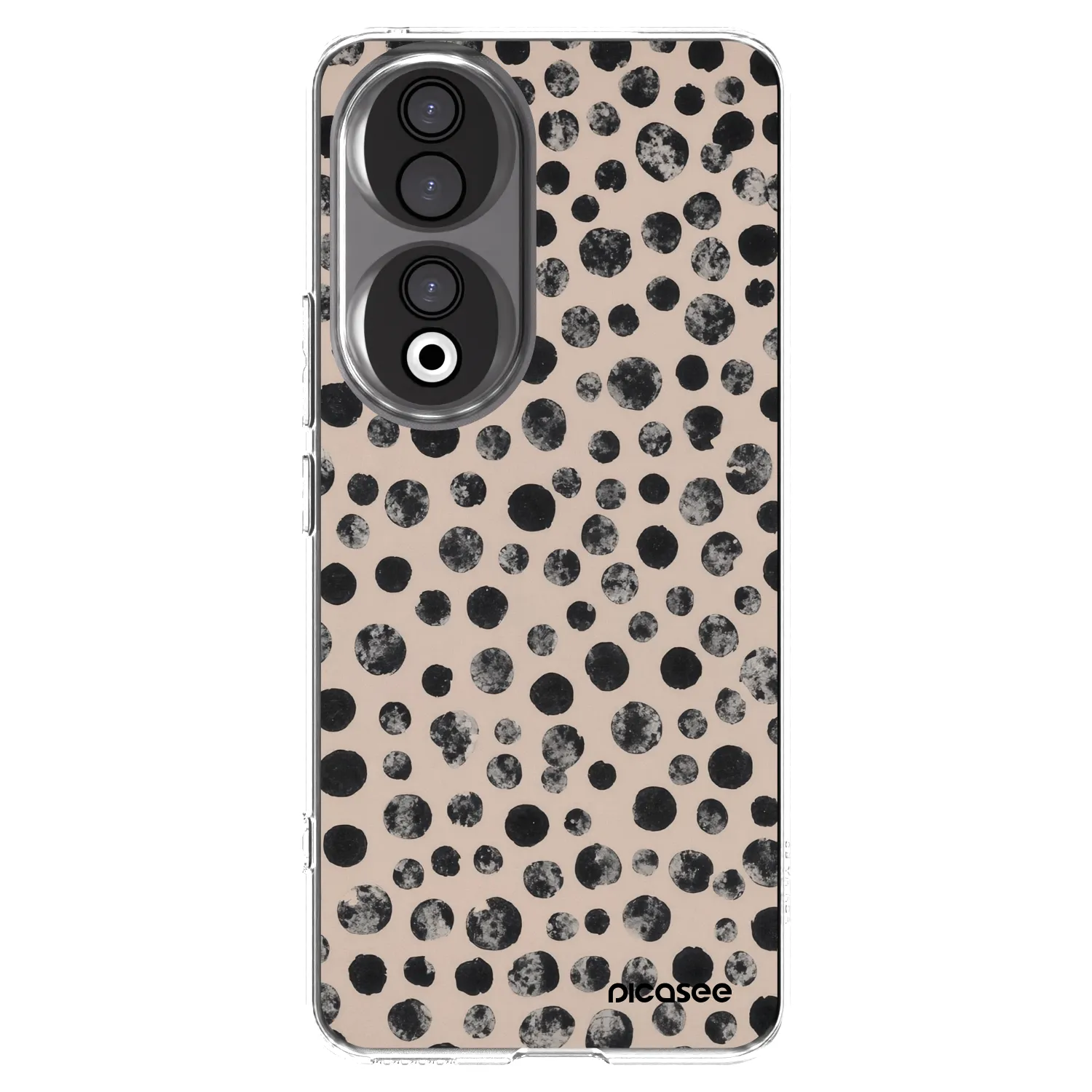 Picasee silikonowe przeźroczyste etui na Honor 90 5G - Dots