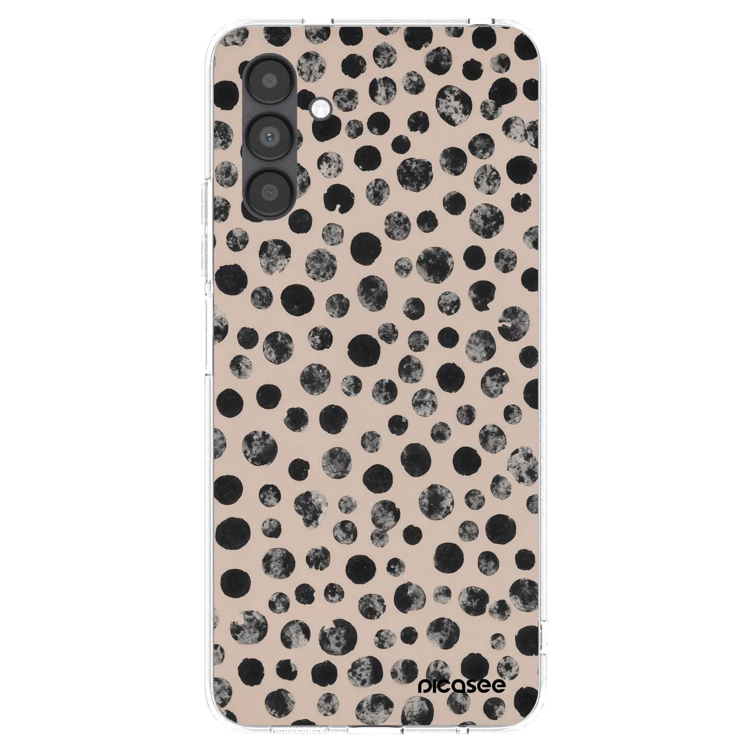 Picasee silikonowe przeźroczyste etui na Samsung Galaxy A04s A047F - Dots