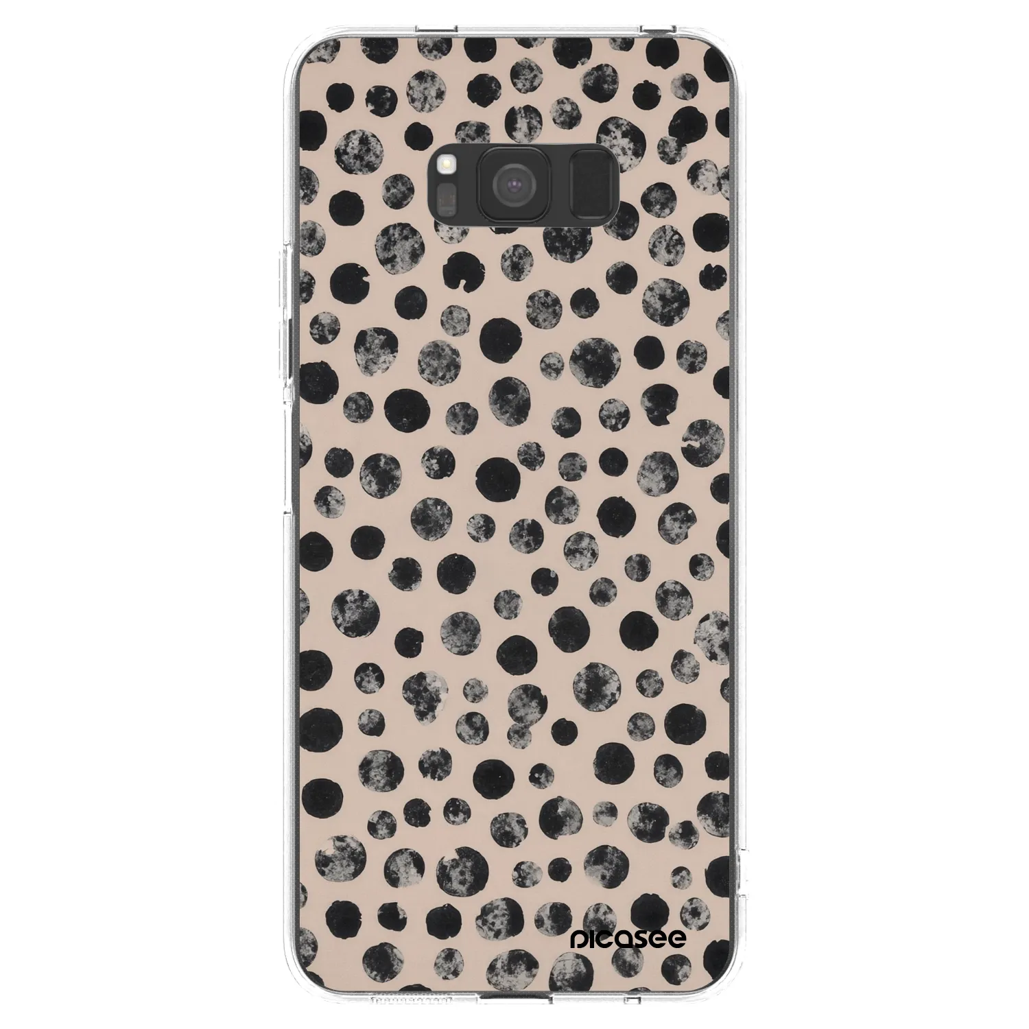Picasee silikonowe przeźroczyste etui na Samsung Galaxy S8 G950F - Dots