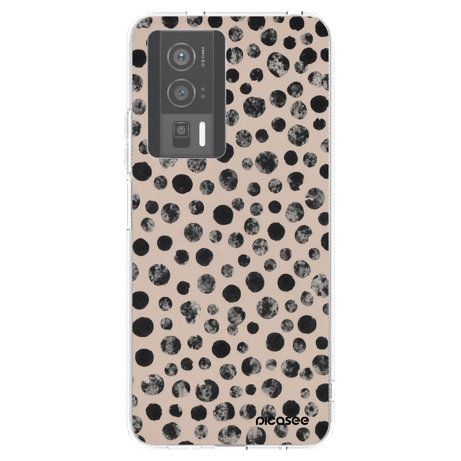 Picasee silikonowe przeźroczyste etui na Xiaomi Poco F5 Pro 5G - Dots