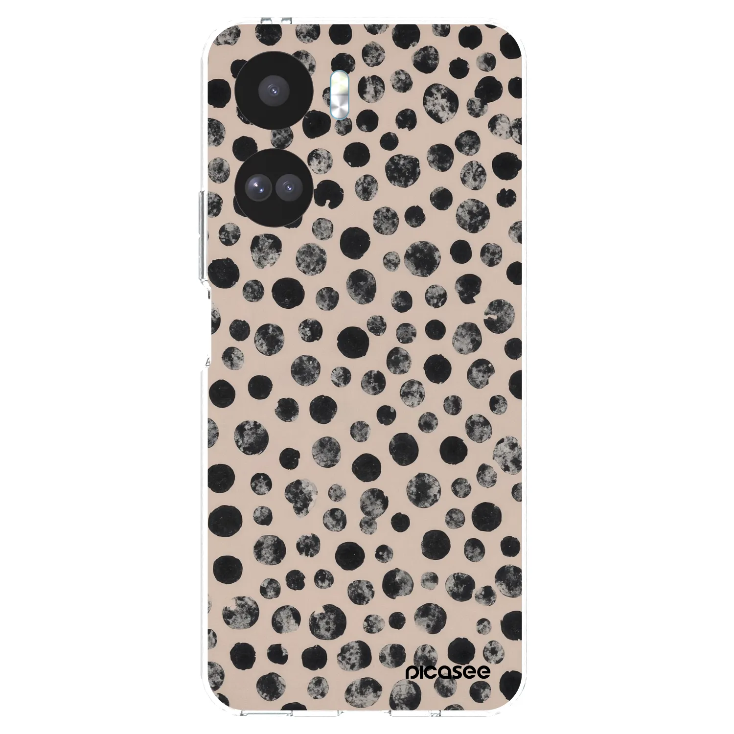 Picasee silikonowe przeźroczyste etui na Honor 90 Lite 5G - Dots