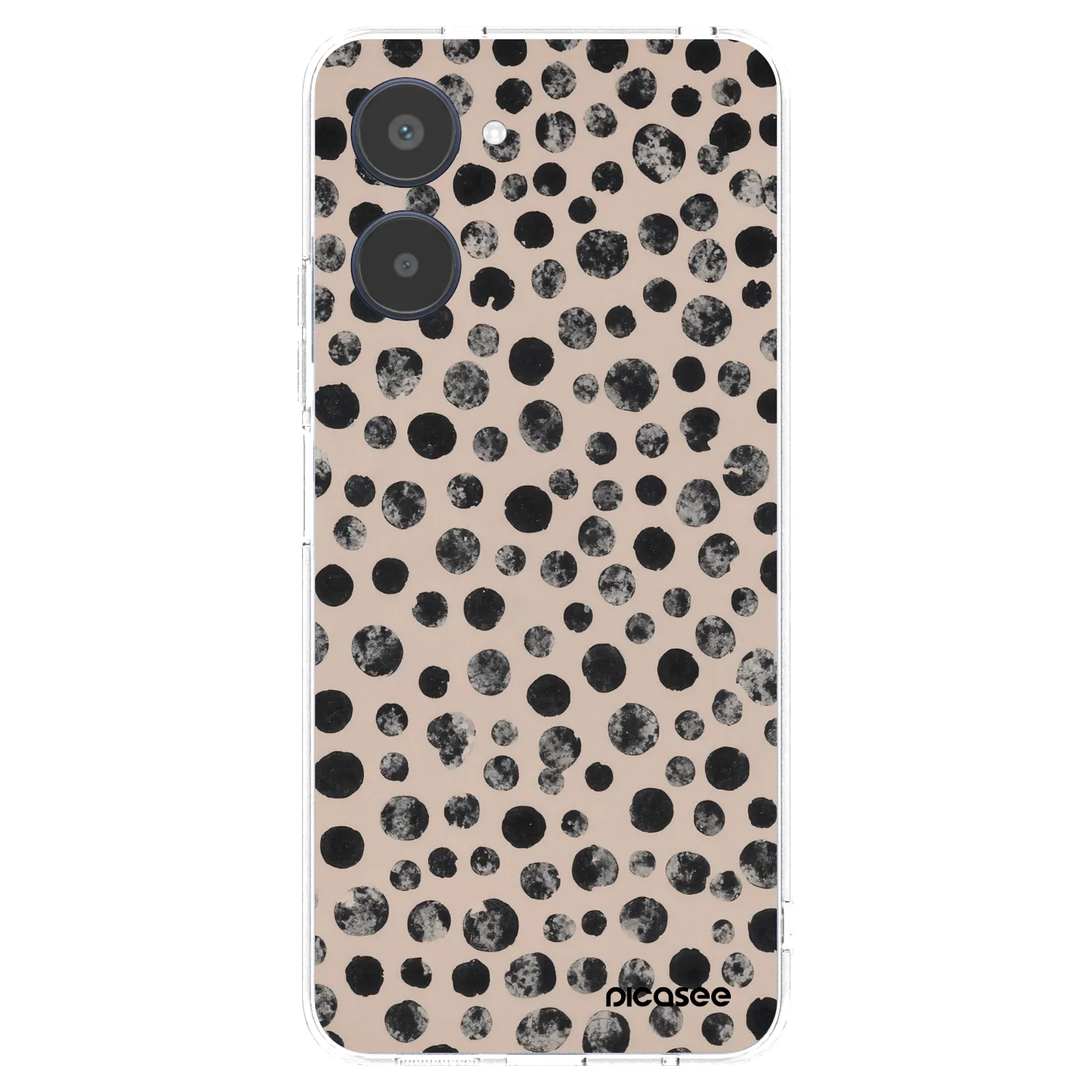 Picasee silikonowe przeźroczyste etui na Realme 10 4G - Dots