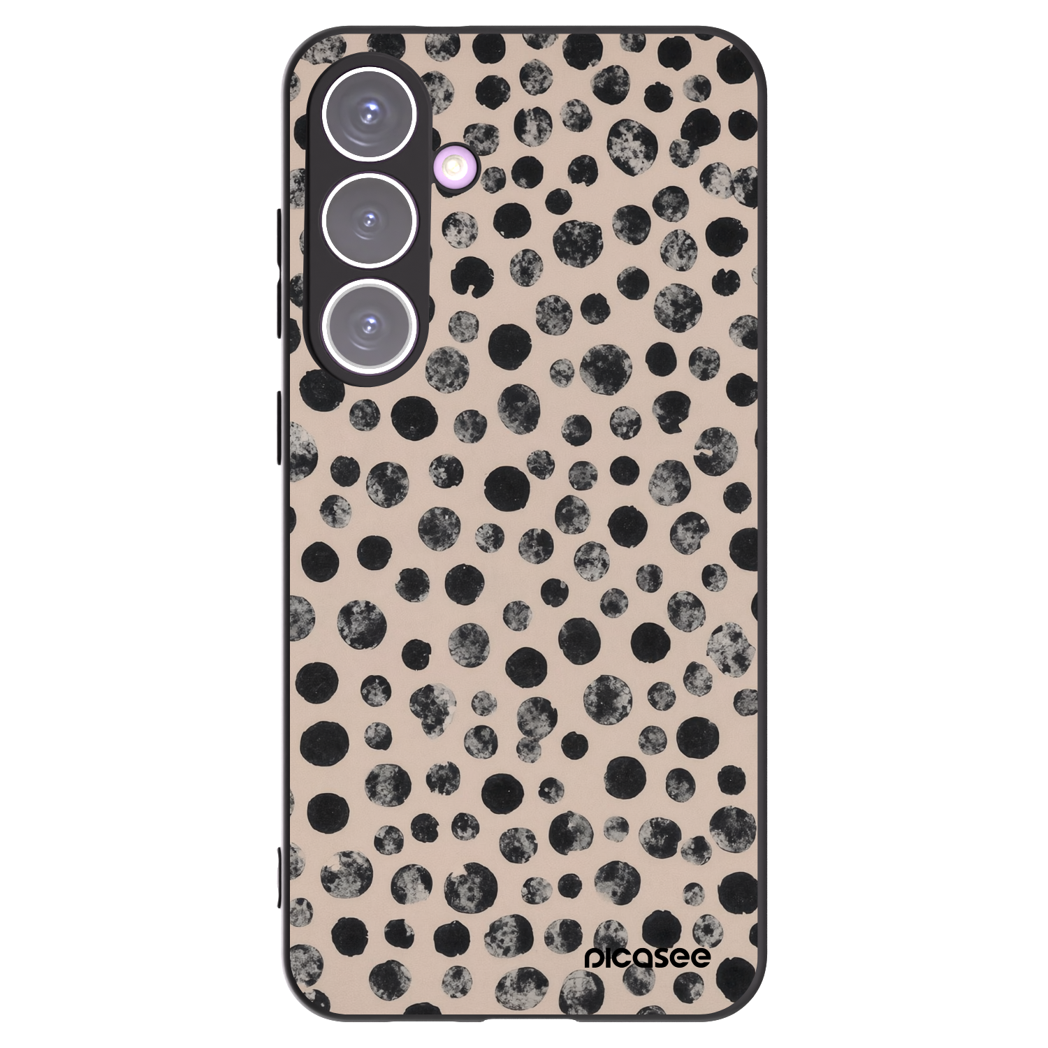 Picasee silikonowe czarne etui na Samsung Galaxy S24+ S926B 5G - Dots