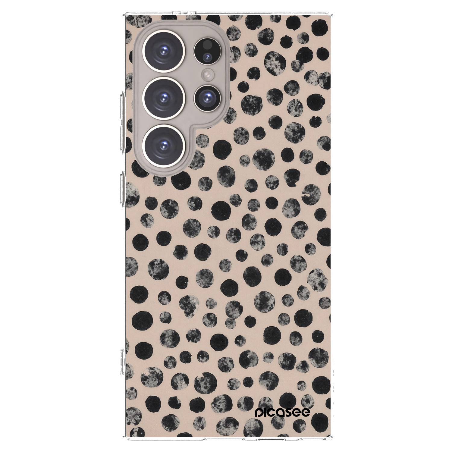 Picasee silikonowe przeźroczyste etui na Samsung Galaxy S24 Ultra S928B 5G - Dots