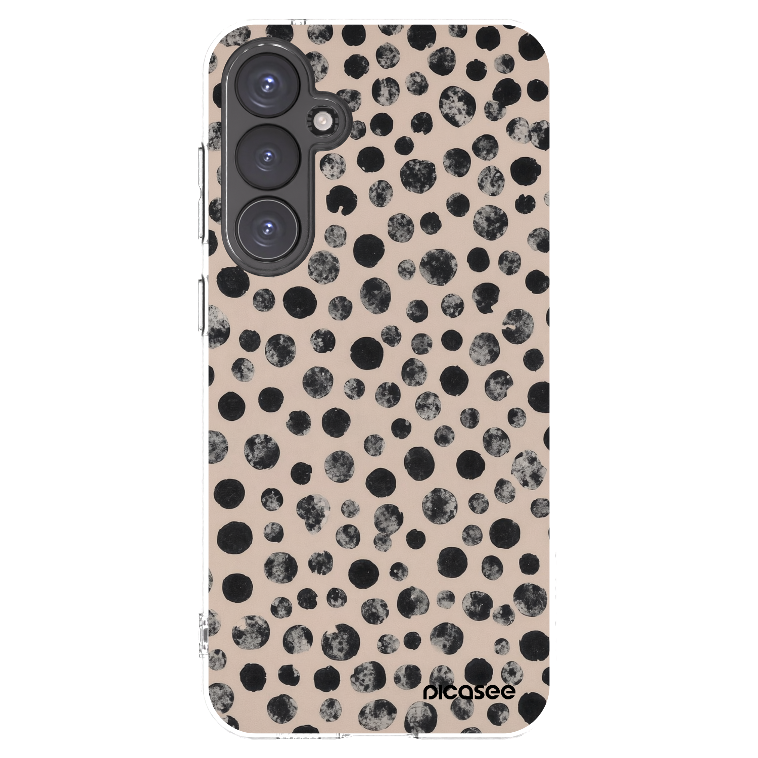 Picasee silikonowe przeźroczyste etui na Samsung Galaxy S23 FE S711B - Dots