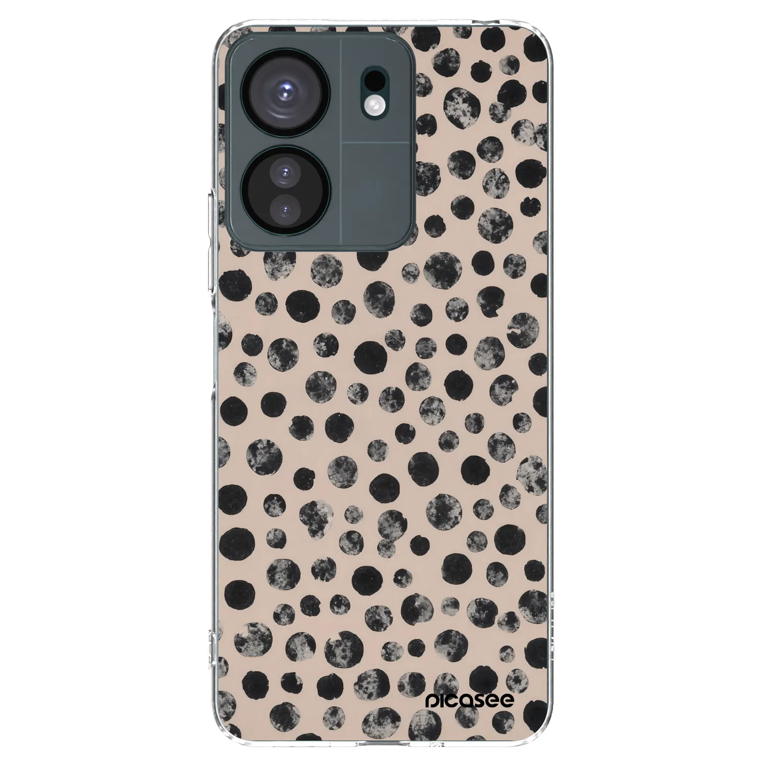 Picasee silikonowe przeźroczyste etui na Xiaomi Redmi 13C 4G - Dots