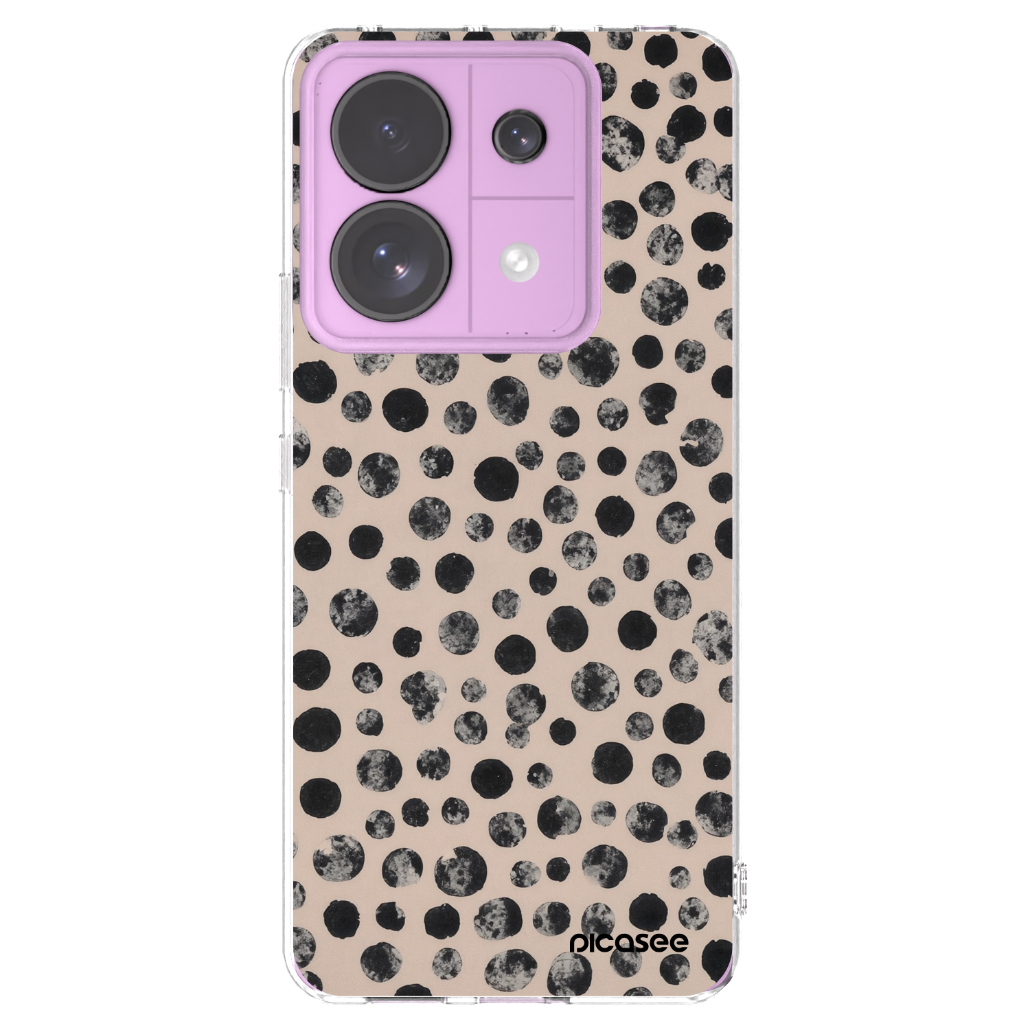 Picasee silikonowe przeźroczyste etui na Xiaomi Redmi Note 13 Pro 5G - Dots
