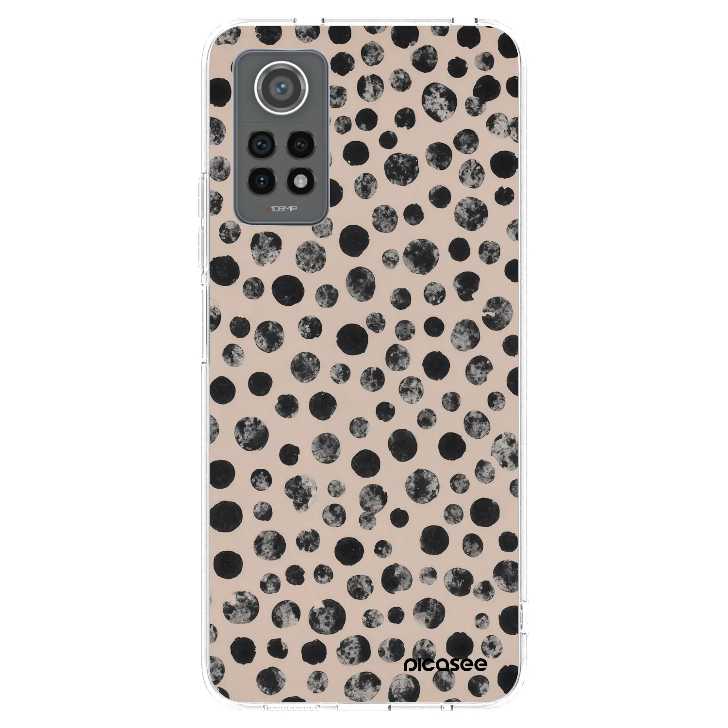 Picasee silikonowe przeźroczyste etui na Xiaomi Redmi Note 12 Pro 4G - Dots