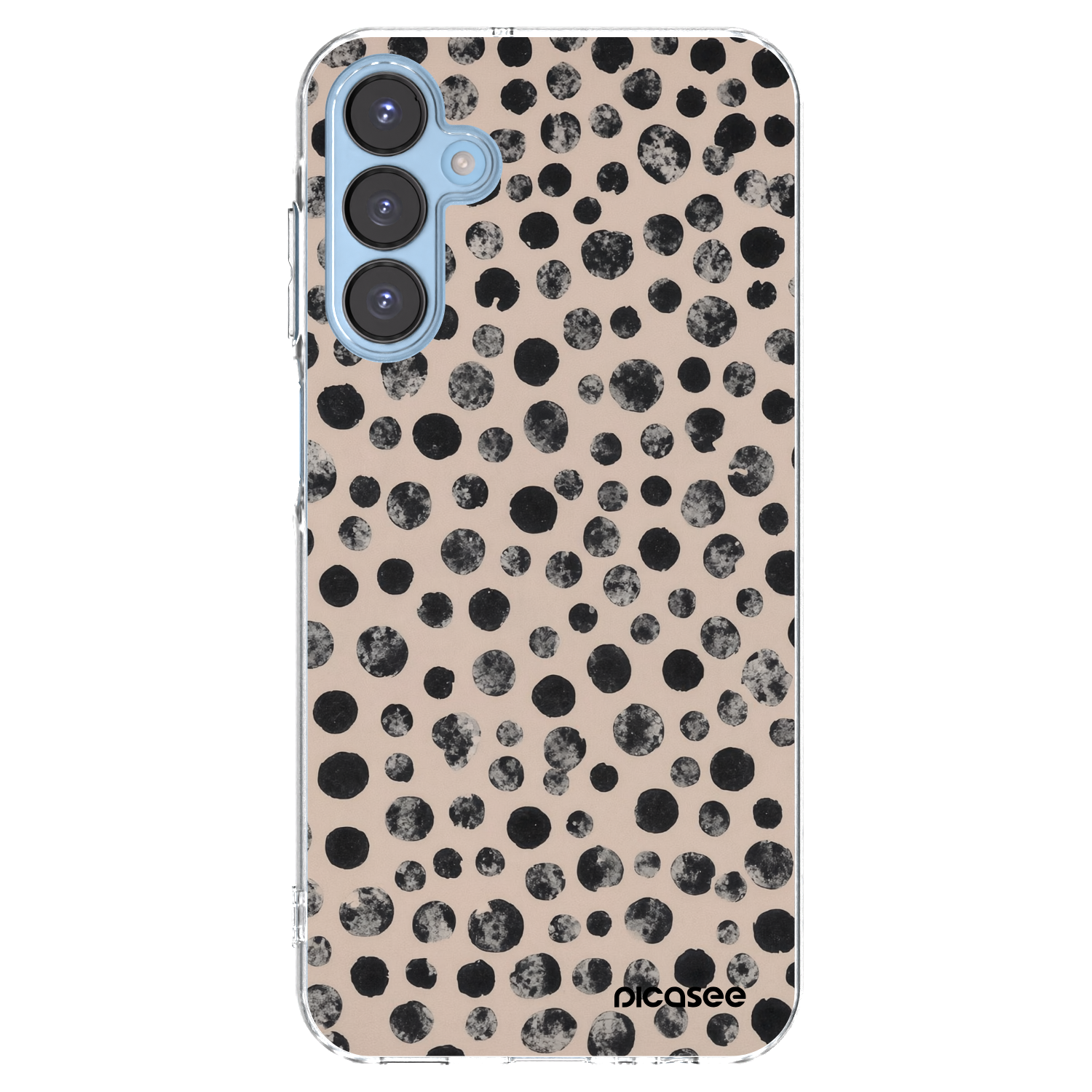 Picasee silikonowe przeźroczyste etui na Samsung Galaxy A15 A156B 5G - Dots