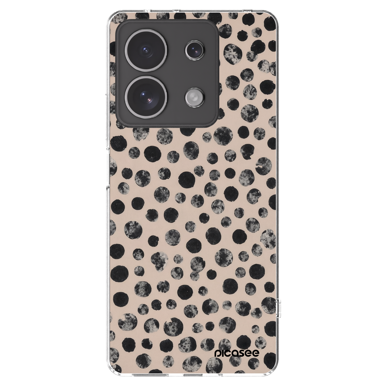 Picasee silikonowe przeźroczyste etui na Xiaomi Redmi Note 13 4G - Dots