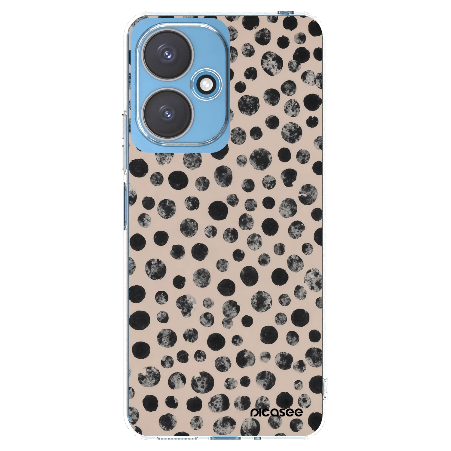 Picasee silikonowe przeźroczyste etui na Xiaomi Redmi 13C 5G - Dots