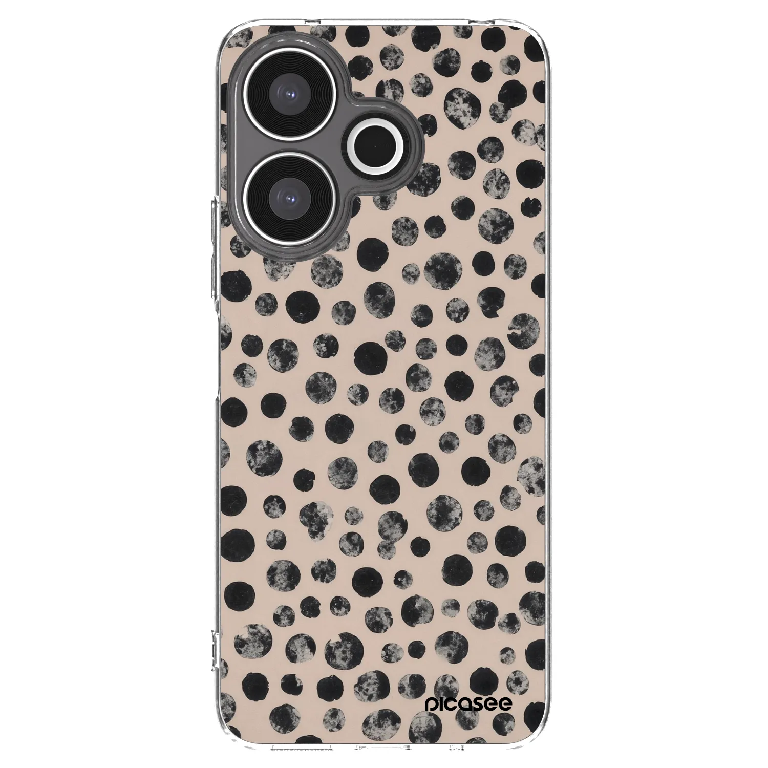 Picasee silikonowe przeźroczyste etui na Xiaomi Redmi 13 4G - Dots