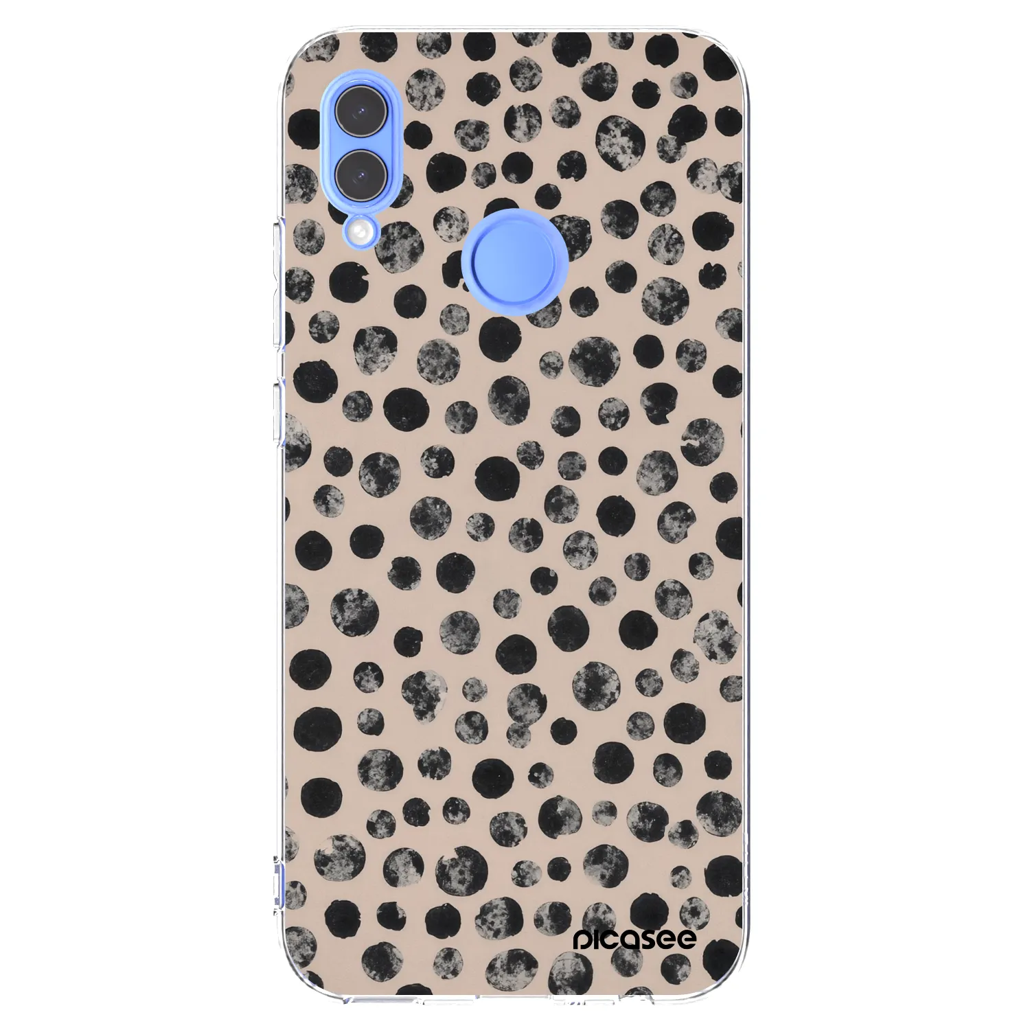 Picasee silikonowe przeźroczyste etui na Honor 10 Lite - Dots