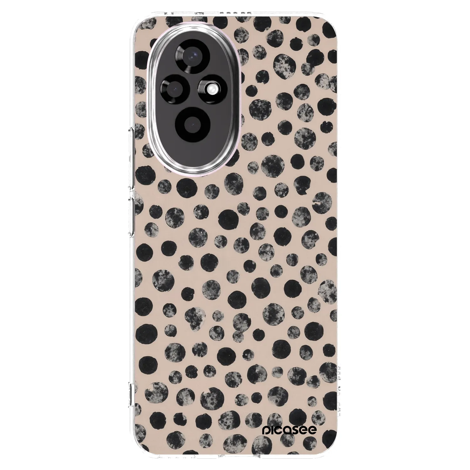 Picasee silikonowe przeźroczyste etui na Honor 200 Pro 5G - Dots