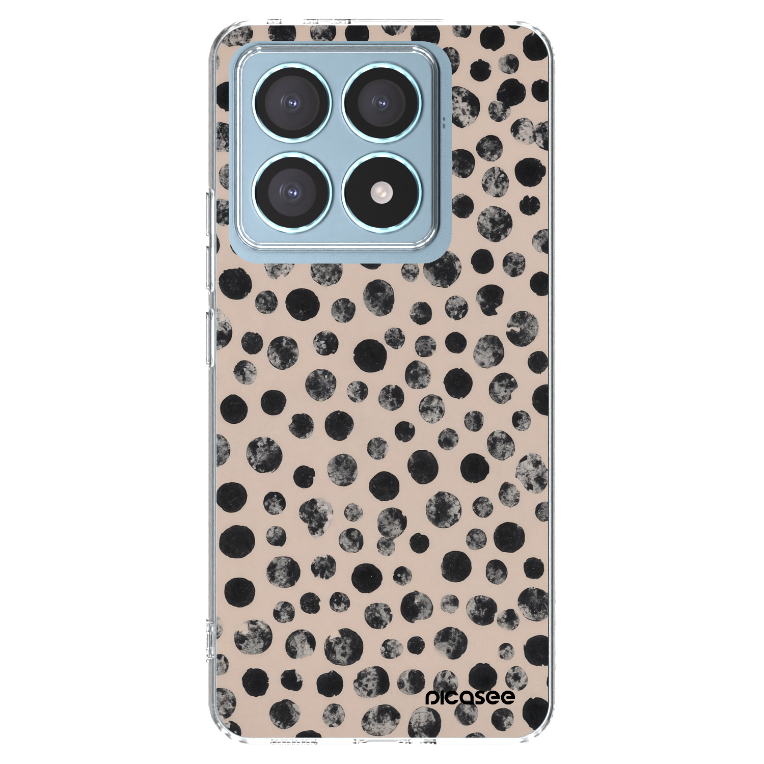 Picasee silikonowe przeźroczyste etui na Xiaomi 14T Pro - Dots