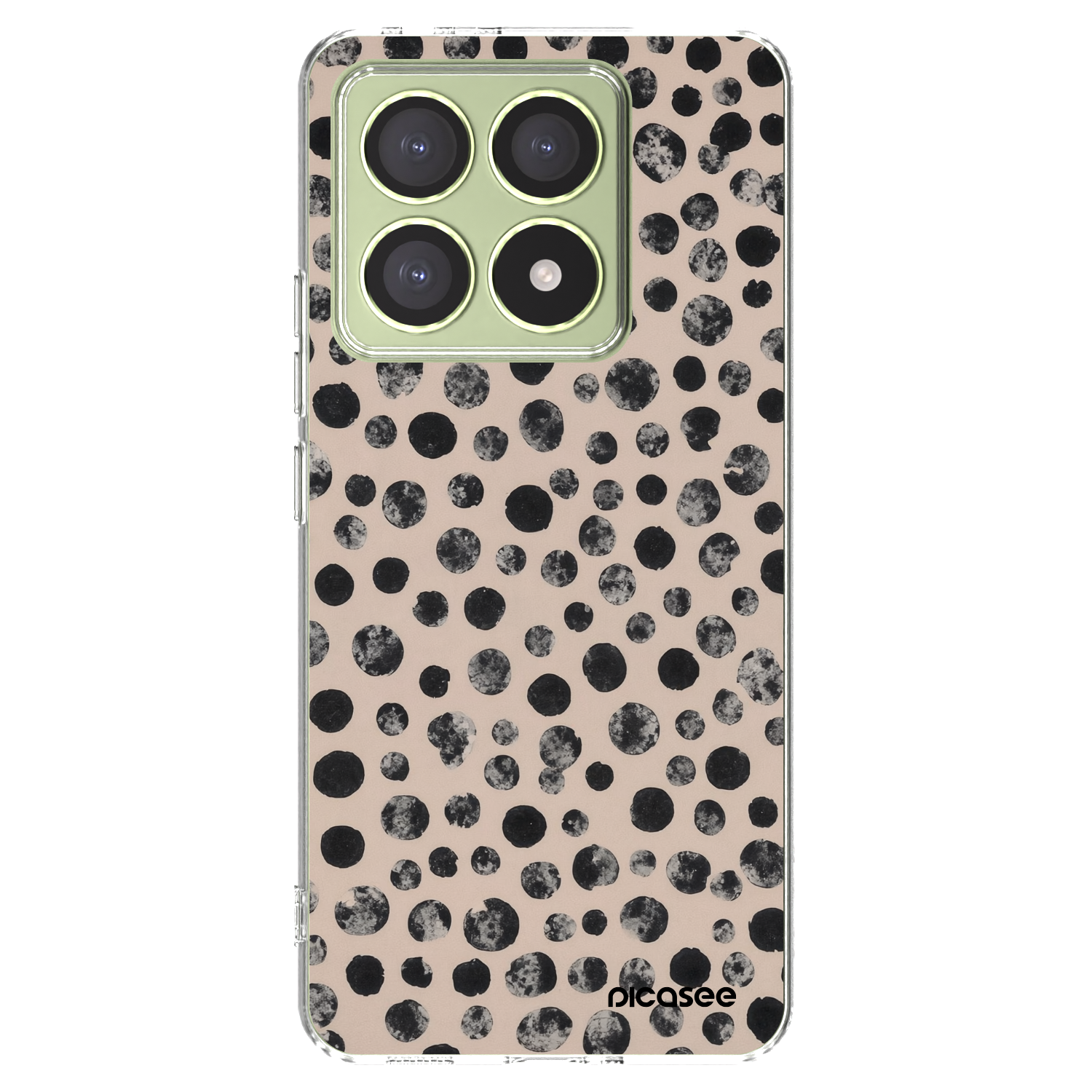 Picasee silikonowe przeźroczyste etui na Xiaomi 14T - Dots