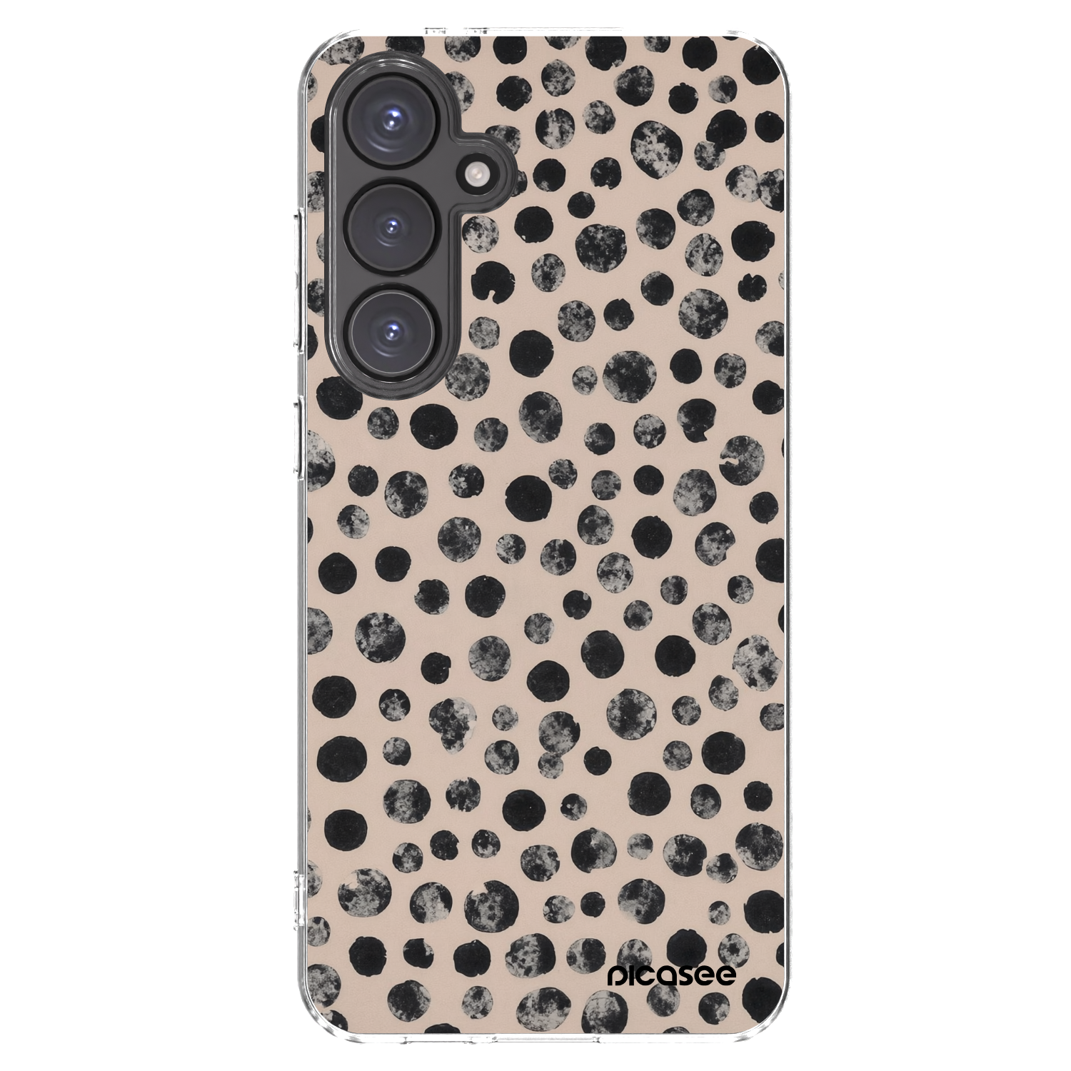 Picasee silikonowe przeźroczyste etui na Samsung Galaxy S24 FE S721B - Dots
