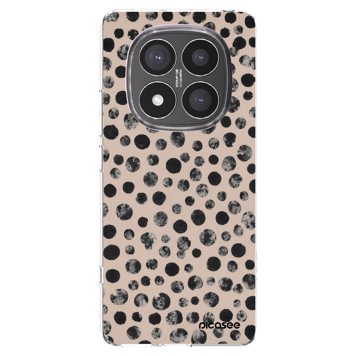 Picasee silikonowe przeźroczyste etui na Xiaomi Redmi Note 14 Pro+ 5G - Dots