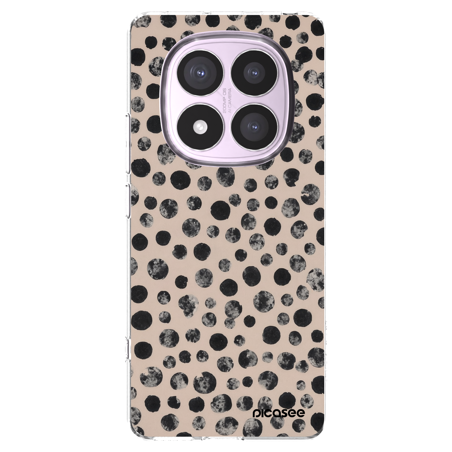 Picasee silikonowe przeźroczyste etui na Xiaomi Redmi Note 14 Pro 5G - Dots