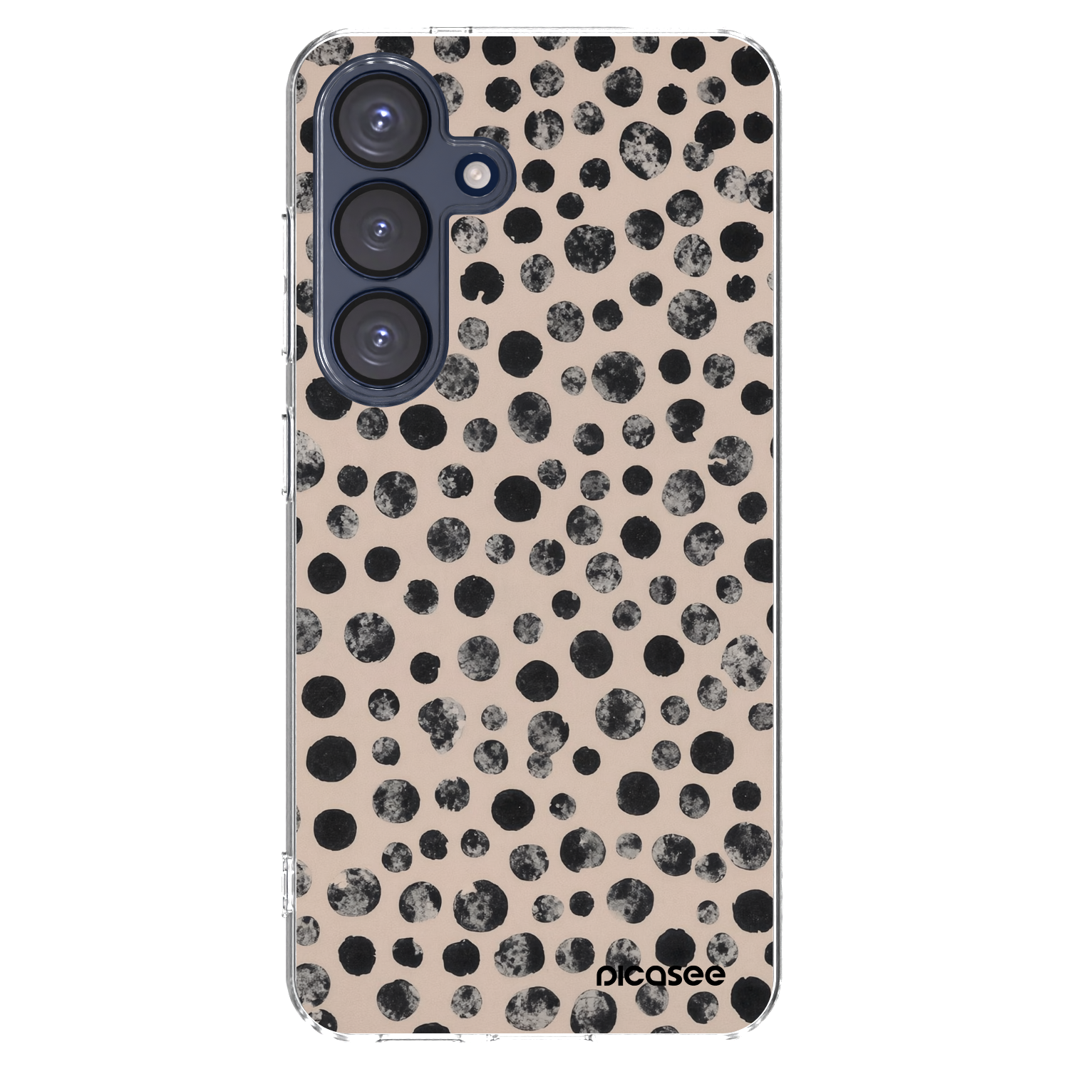 Picasee silikonowe przeźroczyste etui na Samsung Galaxy S25 5G - Dots