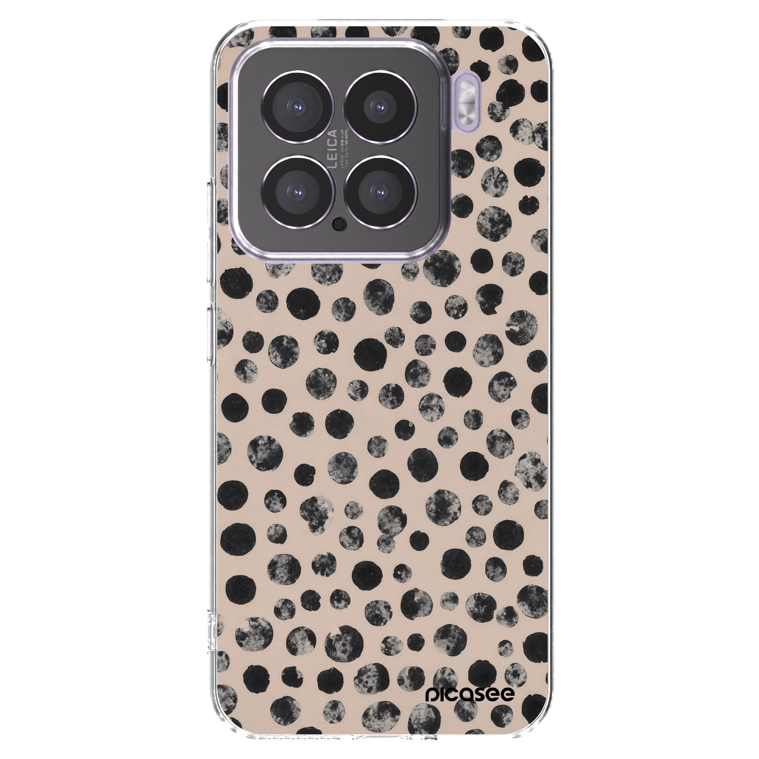 Picasee silikonowe przeźroczyste etui na Xiaomi 15 - Dots